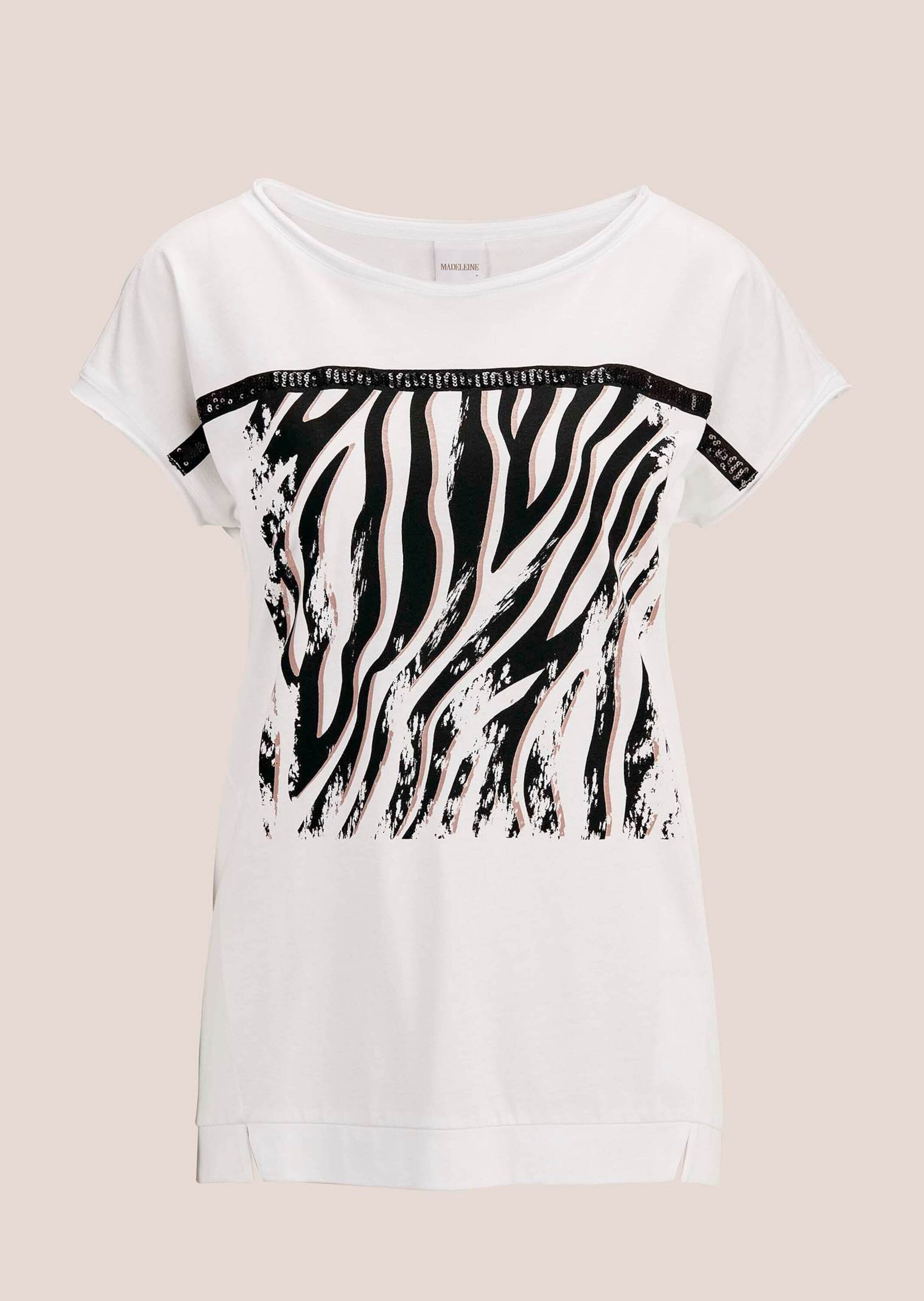 MADELEINE Kurzarmshirt "Shirt Rundhals-Shirt mit platziertem Druck" günstig online kaufen