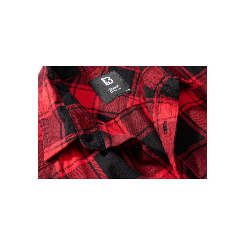 Brandit Langarmhemd »Brandit Herren Checkshirt Halfsleeve«, (1 tlg.)