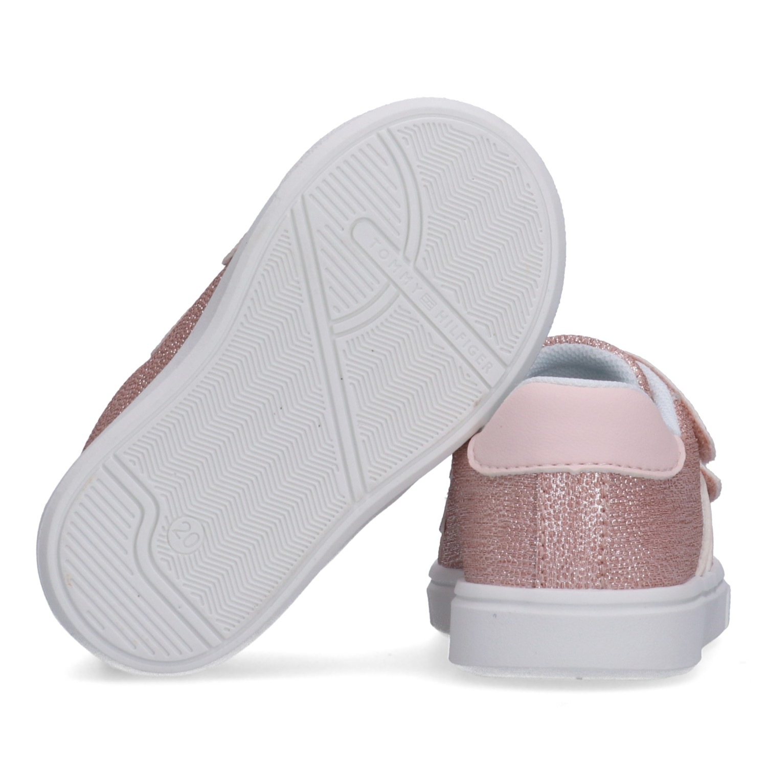 Tommy Hilfiger Sneaker Schlupfschuh Klettschuh, Mädchenschuh mit allover Gl günstig online kaufen