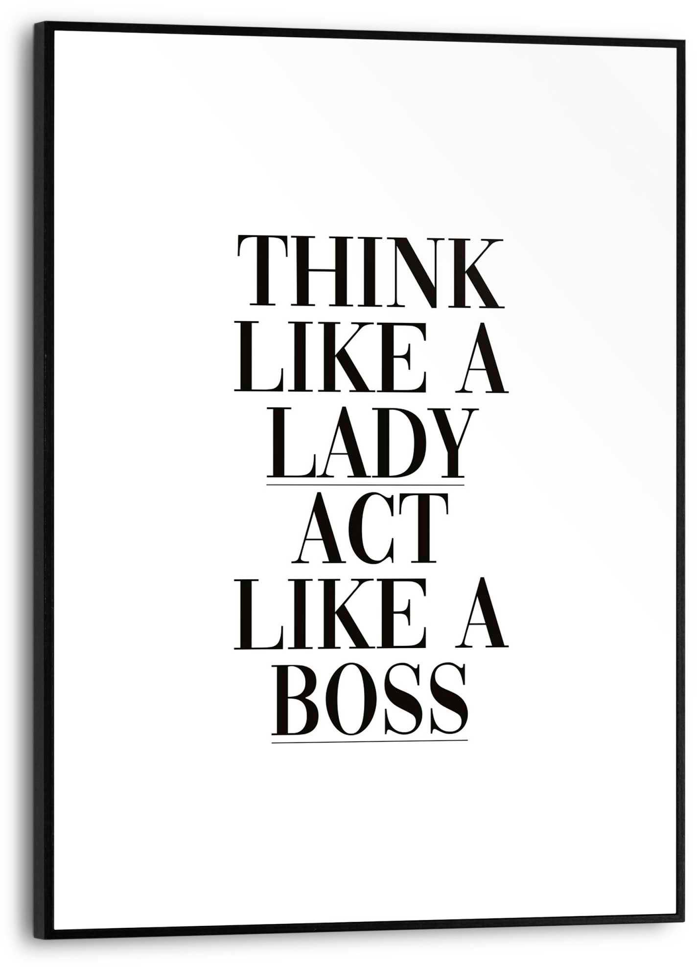 Reinders Poster "Lady Boss" günstig online kaufen