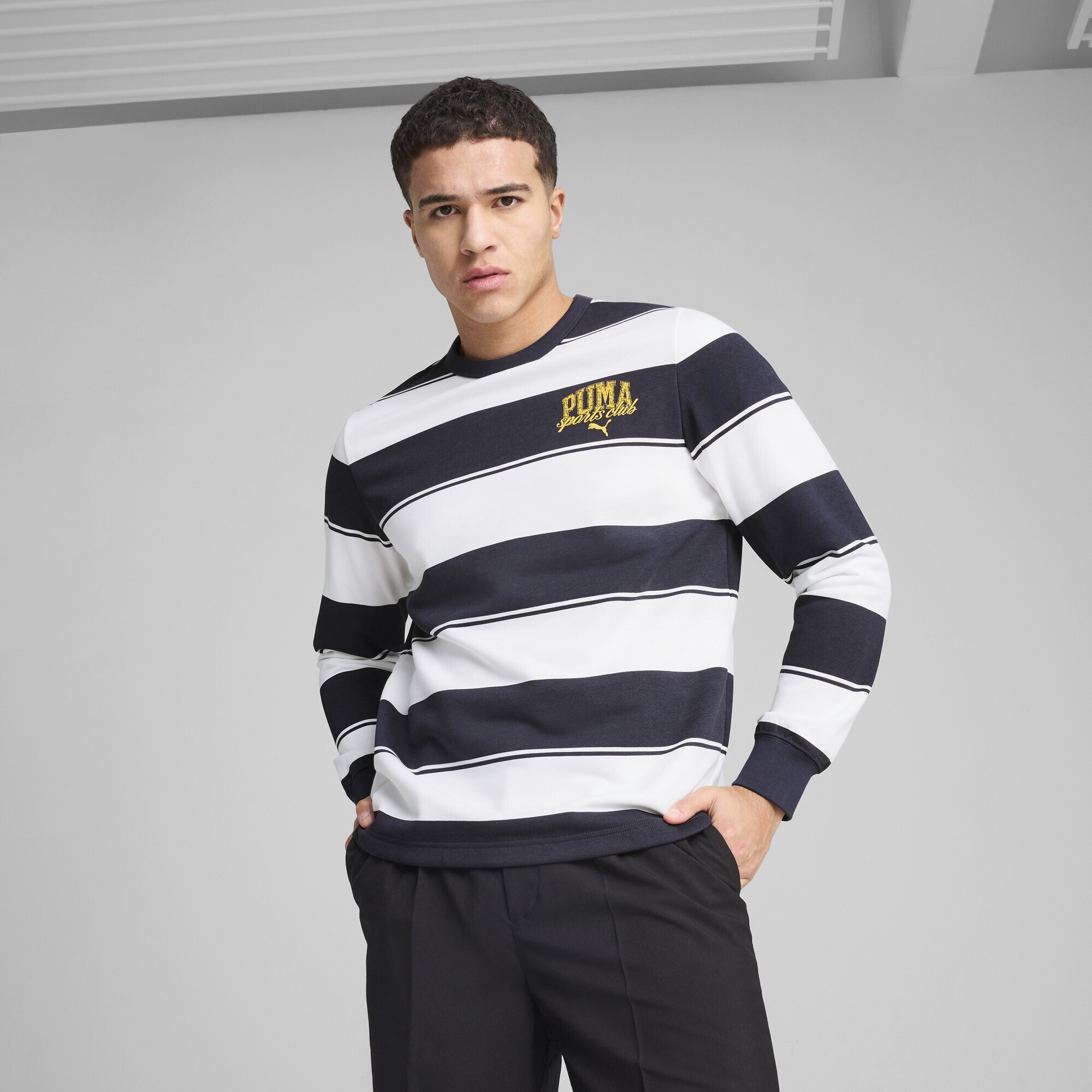 PUMA Sweatshirt »PUMA Class Gestreifter Crewneck Herren«