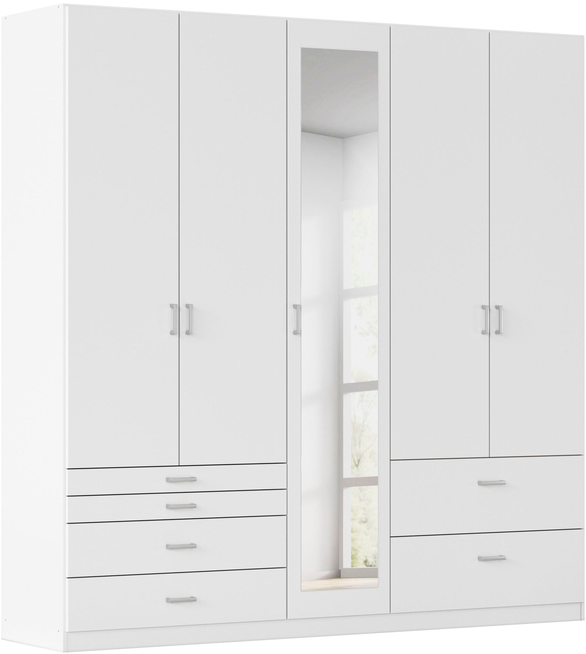 rauch Kleiderschrank "Kleiderschrank Schrank Garderobe Wäscheschrank WILDBERG" Breiten 226/271 cm, Höhen 210/229 cm, mit 6 Schubladen, obere Schublade mit Holz-Einteilung MADE IN GERMANY