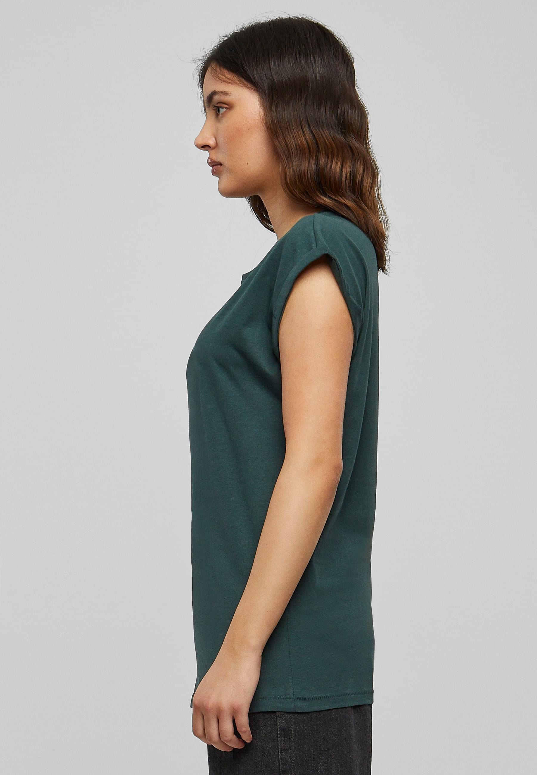 URBAN CLASSICS Kurzarmshirt »Urban Classics Damen Ladies Extended Shoulder Tee«, (1 tlg.)