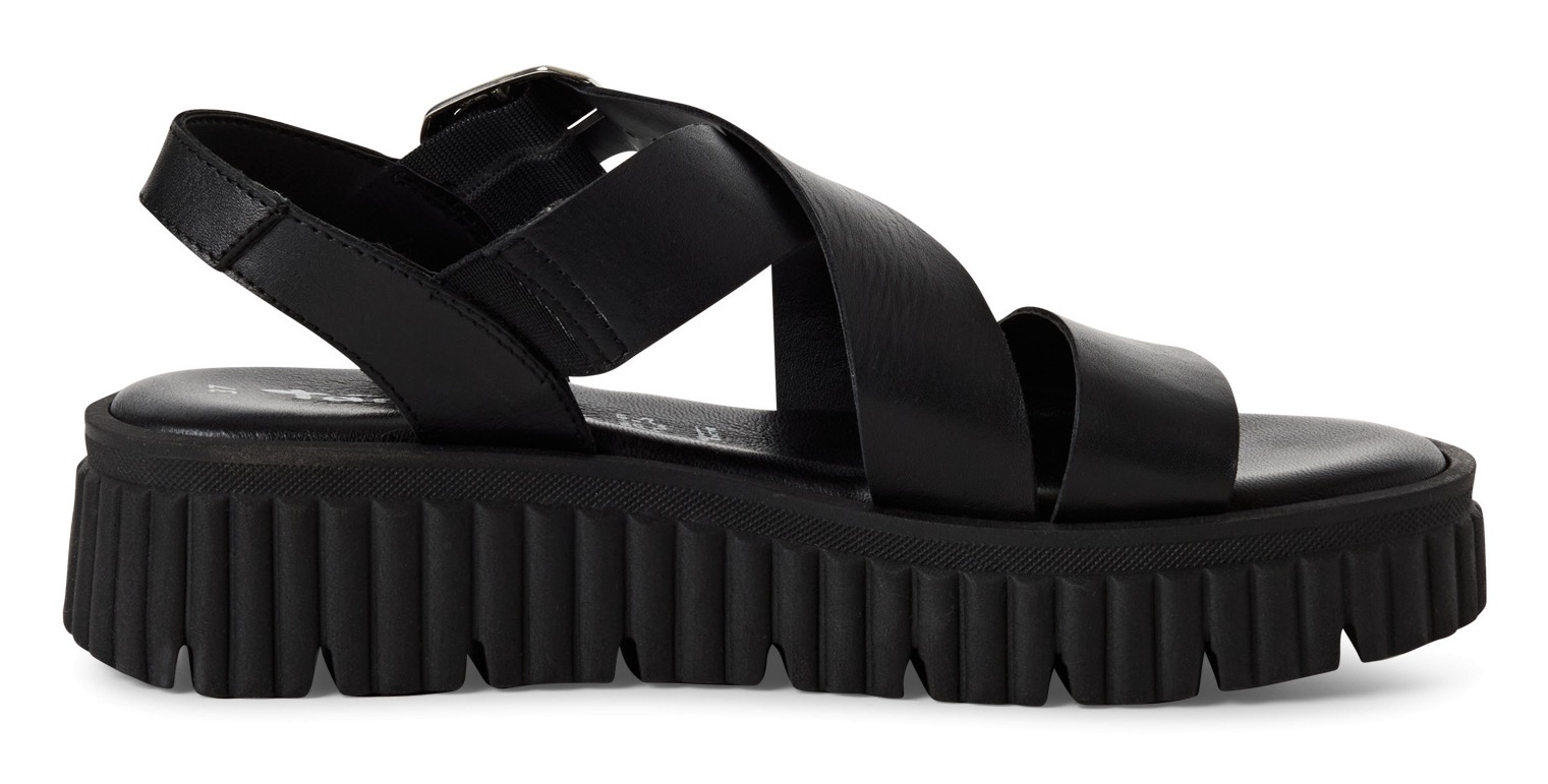 Tamaris Sandalette, Plateau, Riemchensandale, Sommerschuh mit Touch It-Ausstattung