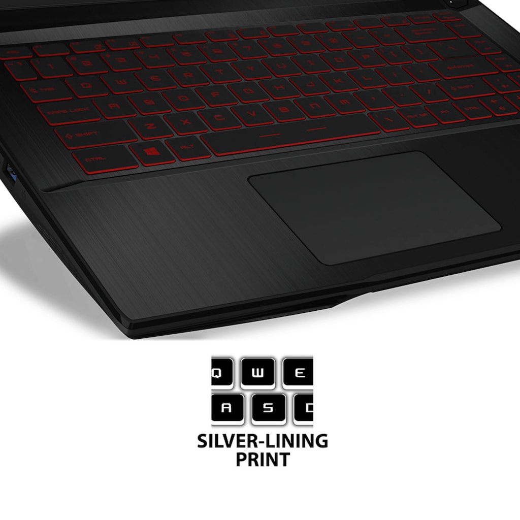 MSI Gaming-Notebook »Thin GF63 12UC-822«, 39,6 cm, / 15,6 Zoll, Intel, Core i5, GeForce RTX 3050, 512 GB SSD