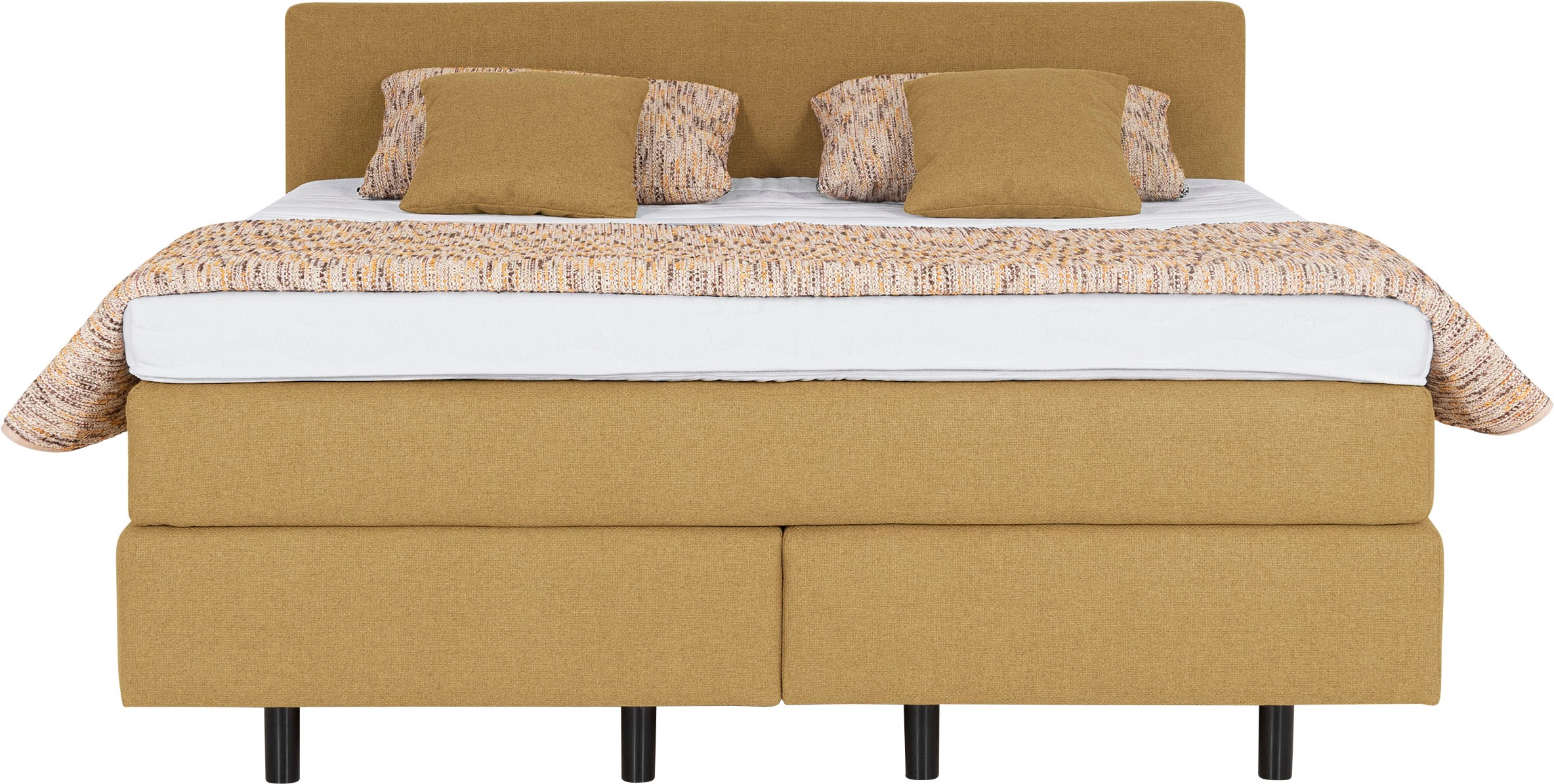 Die PlanBar Boxspringbett »OC-ON23163« inkl. Matratzen, Topper u. Bonellfederkern Unterbau, 160/180x200cm