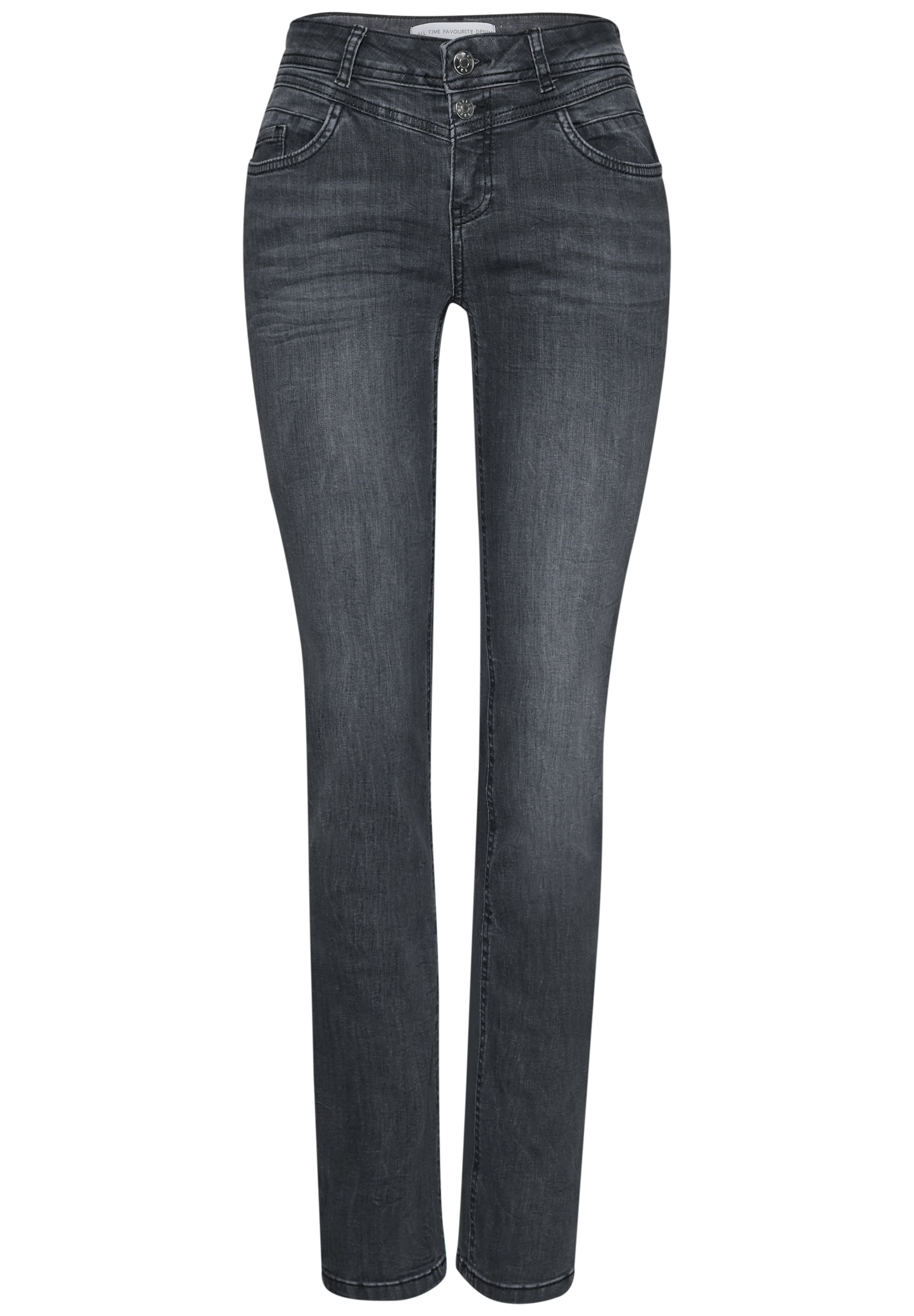 STREET ONE Comfort-fit-Jeans Middle Waist