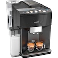 SIEMENS Kaffeevollautomat »EQ.5 500 integral TQ505D09«, einfache Bedienung, integrierter Milchbehälter, zwei Tassen gleichzeitig