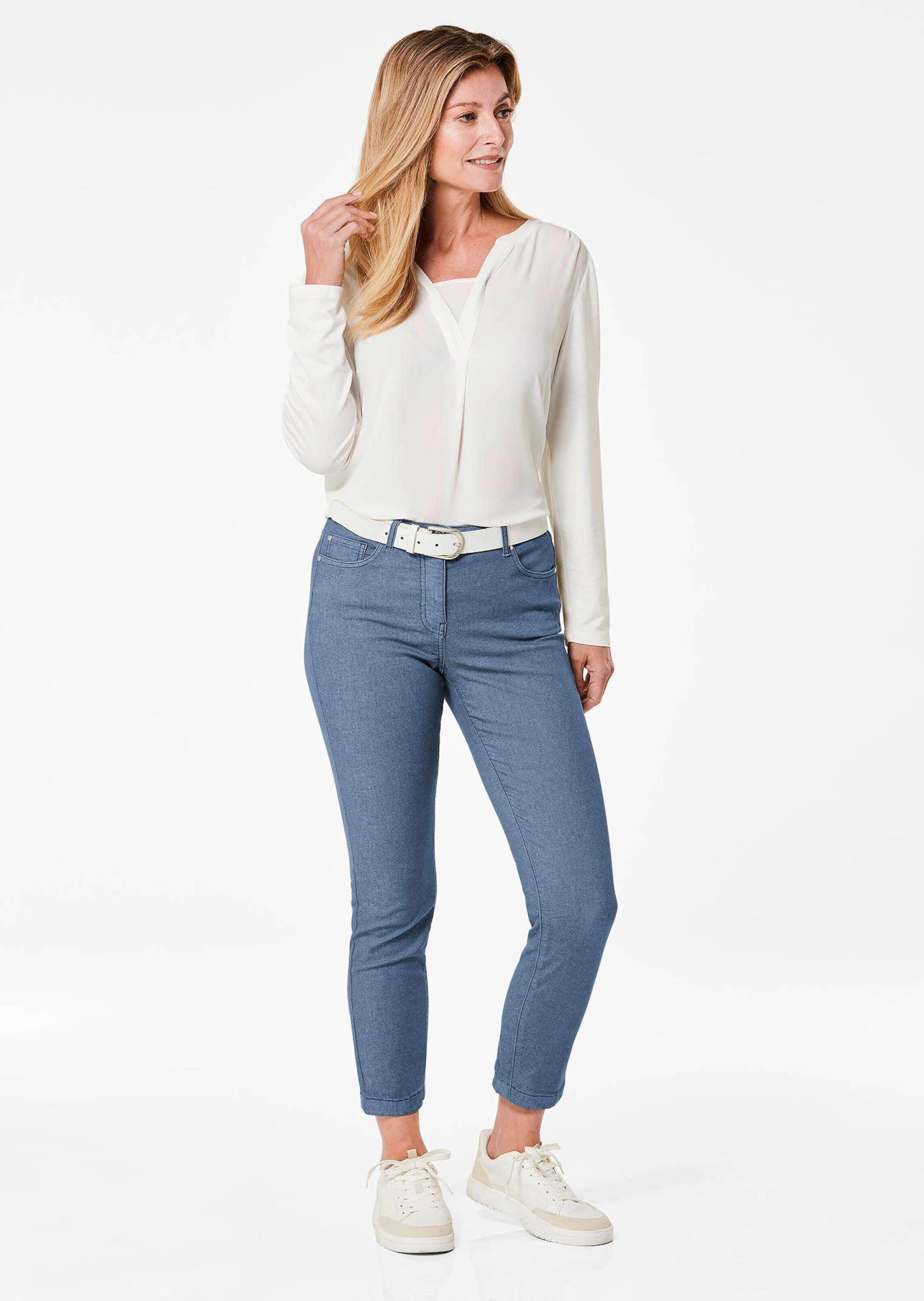 GOLDNER 7/8-Hose »Kurzgröße Schmale Stretchhose BELLA«  Ohne