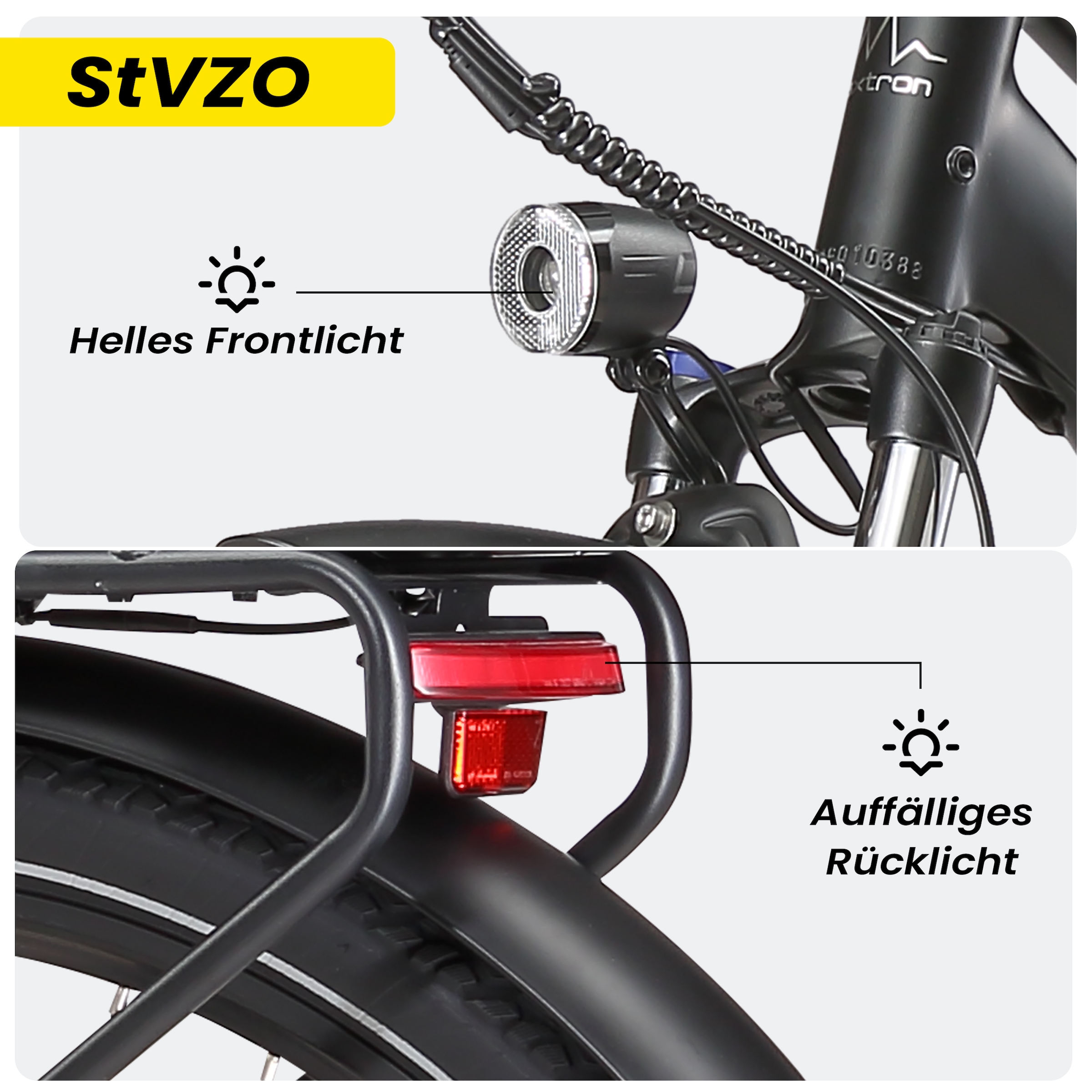 Maxtron »Maxtron Urban 8 City-E-Bike 28 Zoll« 7 Gang Shimano Kettenschaltung Mittelmotor 250 W (mit integr. Akku), Elektrofahrrad für Alltag und Einkauf
