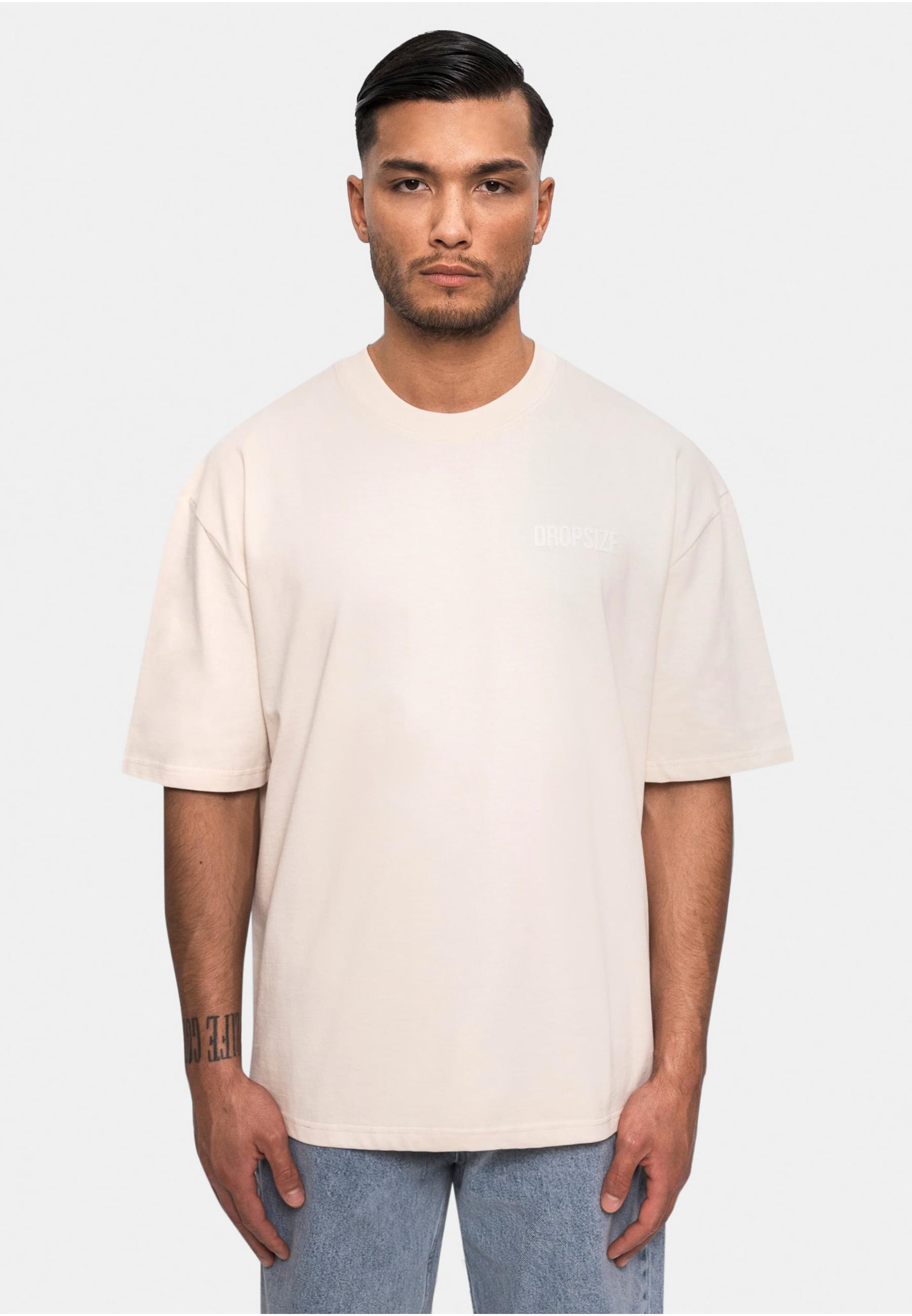 Dropsize T-Shirt »Dropsize Herren Heavy Oversize HD Print T-Shirt«, (1 tlg.)