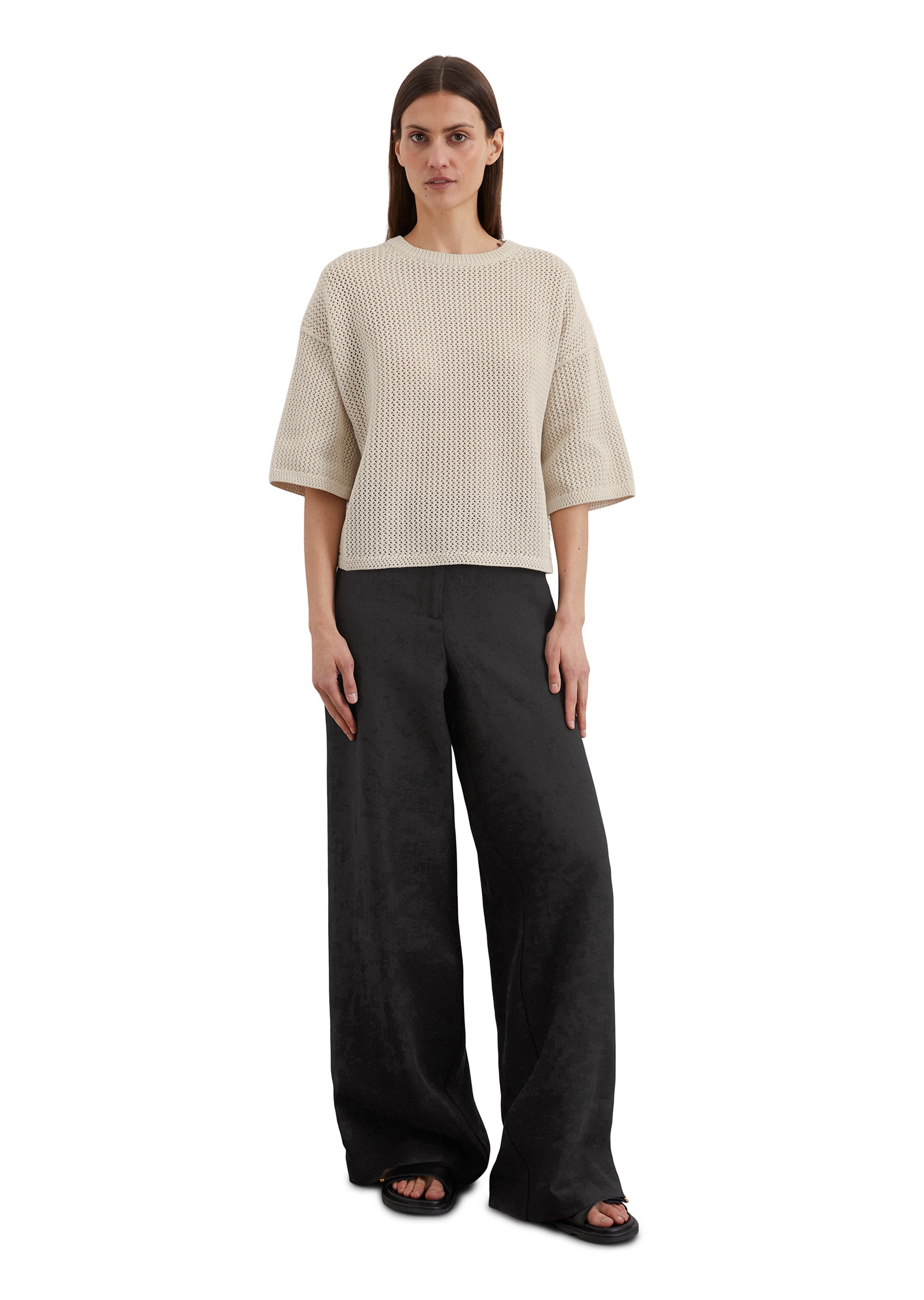 Marc O'Polo Rundhalspullover »aus softem Organic Cotton«