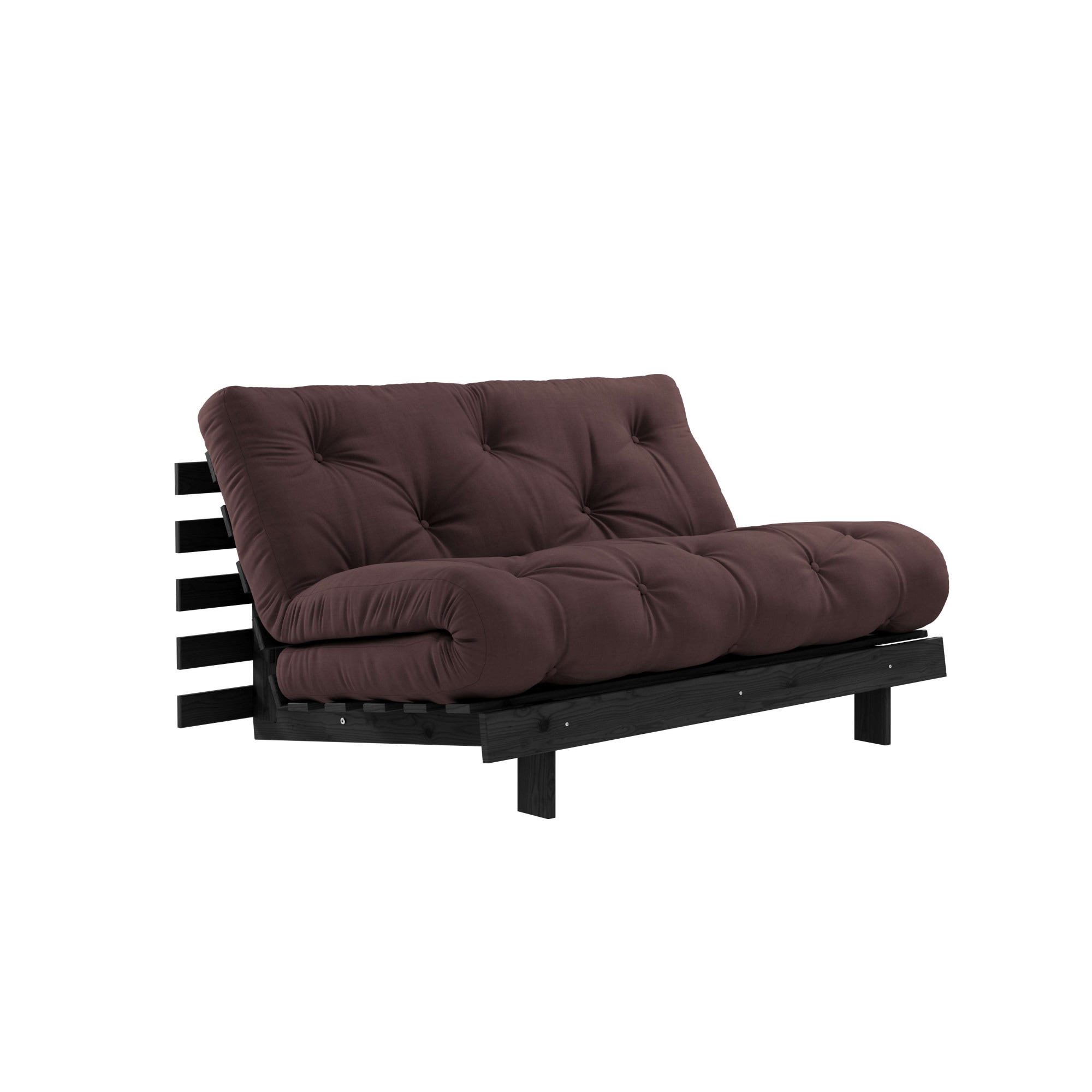 Karup Design Daybett "Roots Sofa Bed, Schlafsofa, Bettfunktion, FSC-Massivholz" Inkl. Futonmatratze, Made in Europe, langlebig, B: 140 oder 160 cm