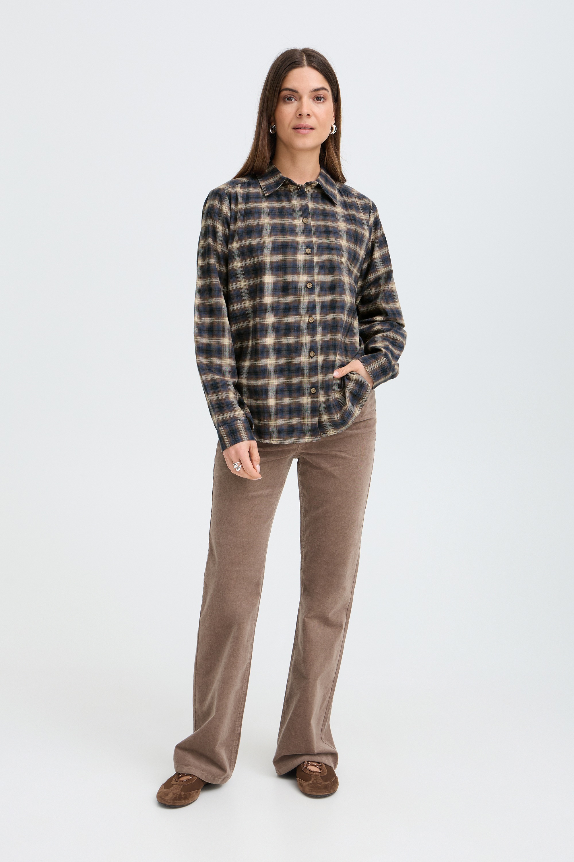 Pulz Jeans Langarmhemd »Damen Langarm PZELVINA«
