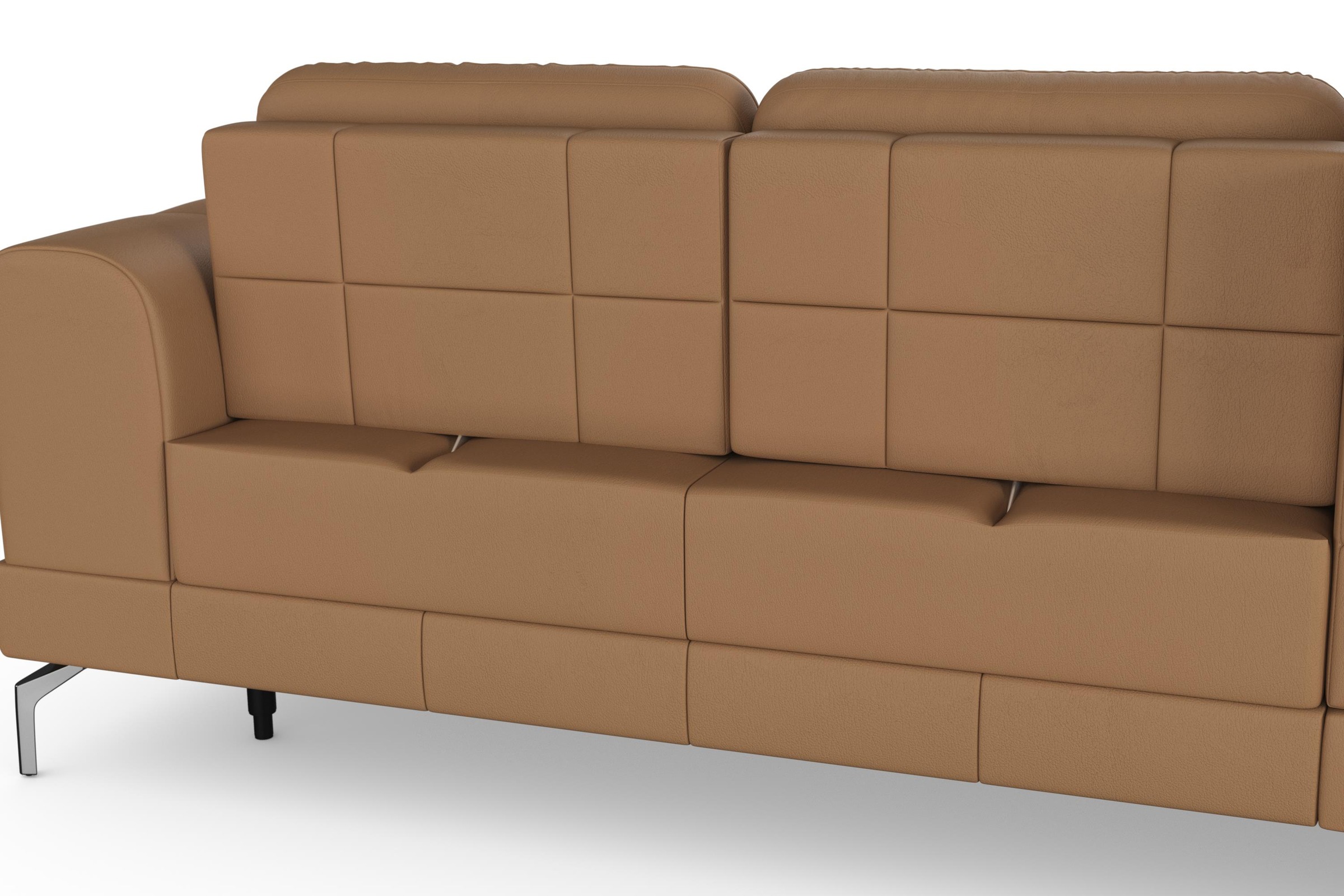 sit&more Ecksofa »Bendigo L-Form«, inklusive Sitztiefenverstellung, Bodenfreiheit 15 cm, 2 Fußfarben