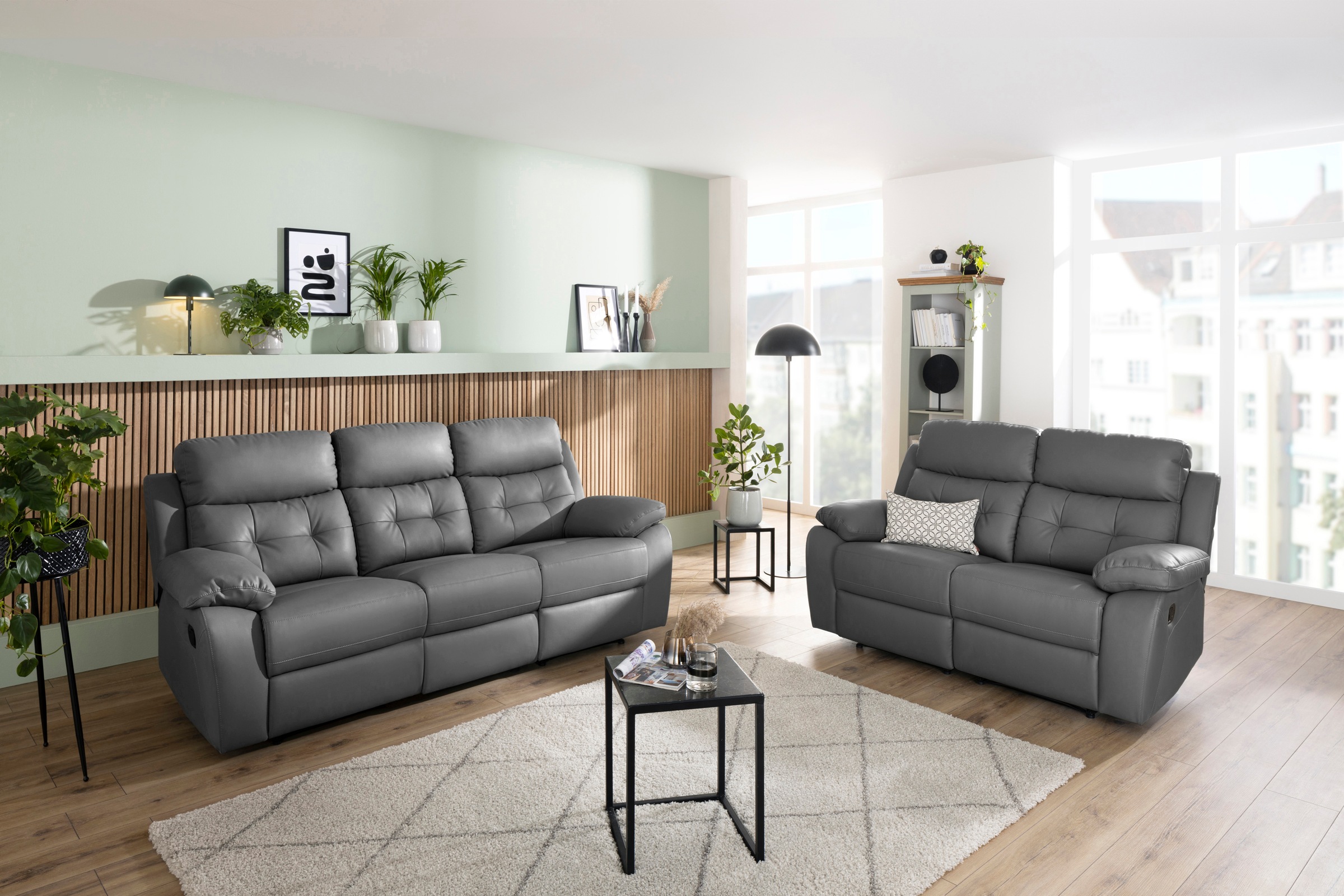 Home affaire 2-Sitzer »Lannilis«, mit manueller und elektrischer Relaxfunktion