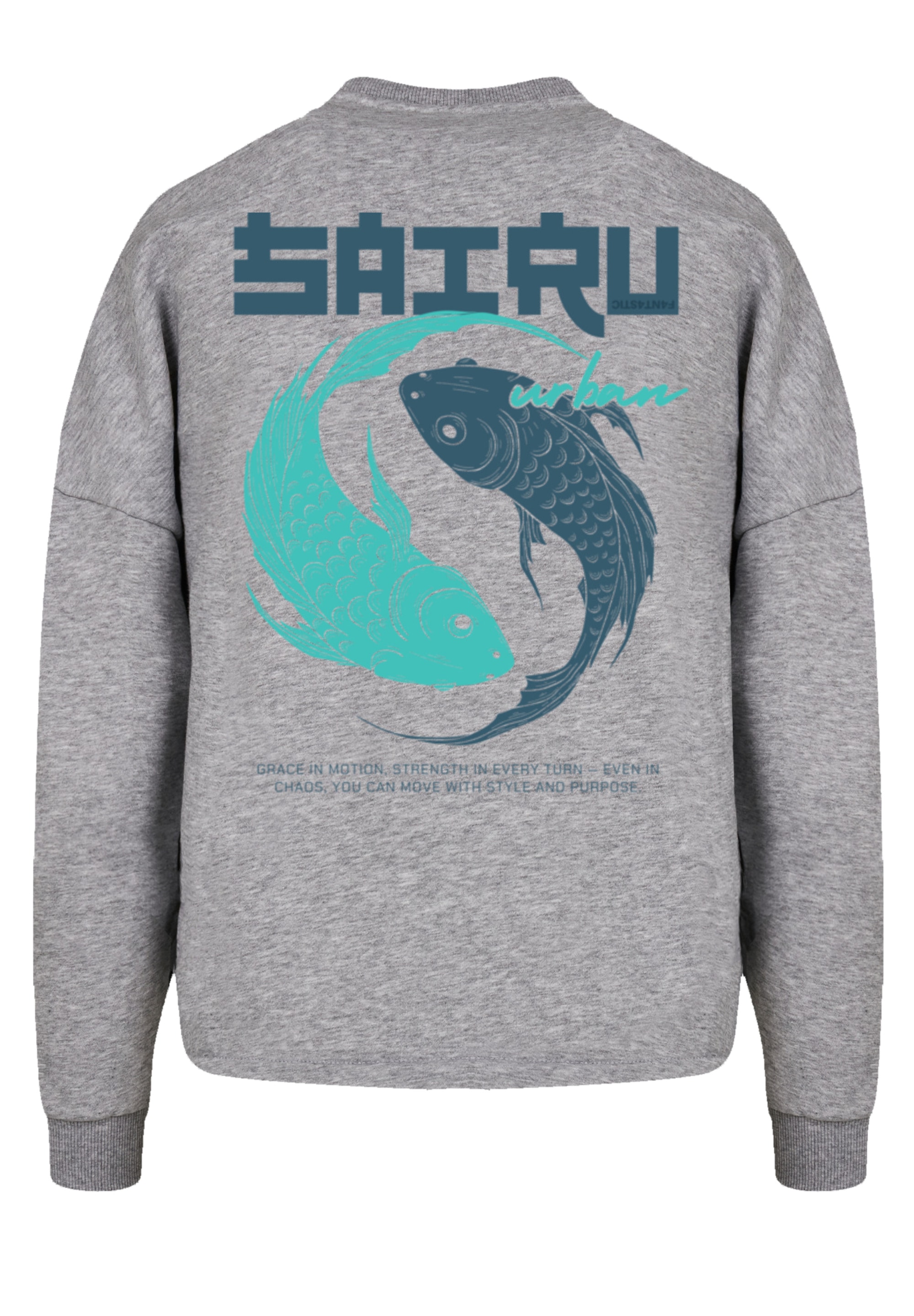 F4NT4STIC Sweatshirt »Koi Fish Oversize Japan Streetstyle«, Japan Streetwear Styles