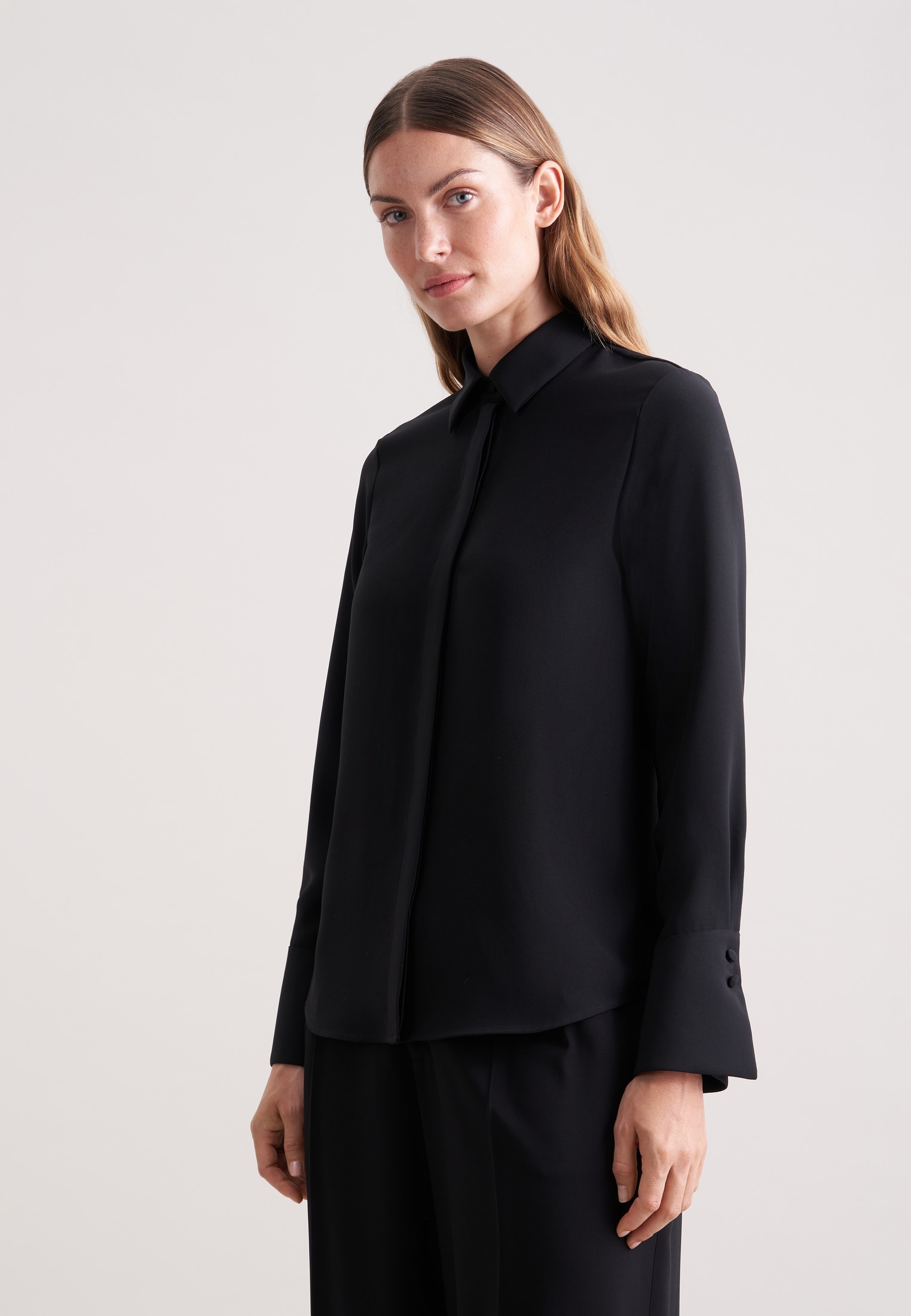 seidensticker Hemdbluse 1/1 Kragen Uni günstig online kaufen