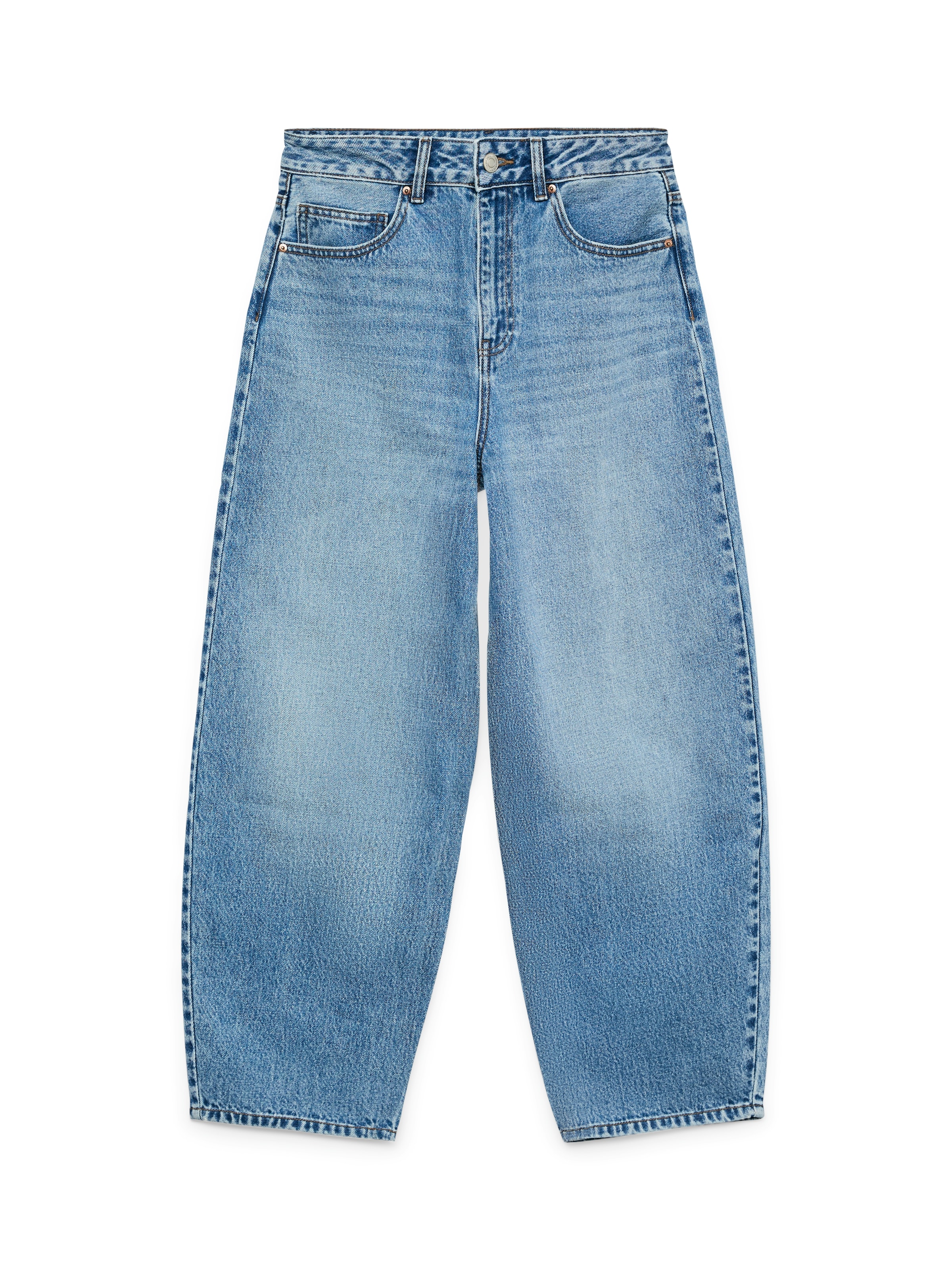 Vero Moda Ankle-Jeans »VMBILLIE HR BARREL ANK JEANS LI3154 NOOS« Baumwolle, Barrel Fit