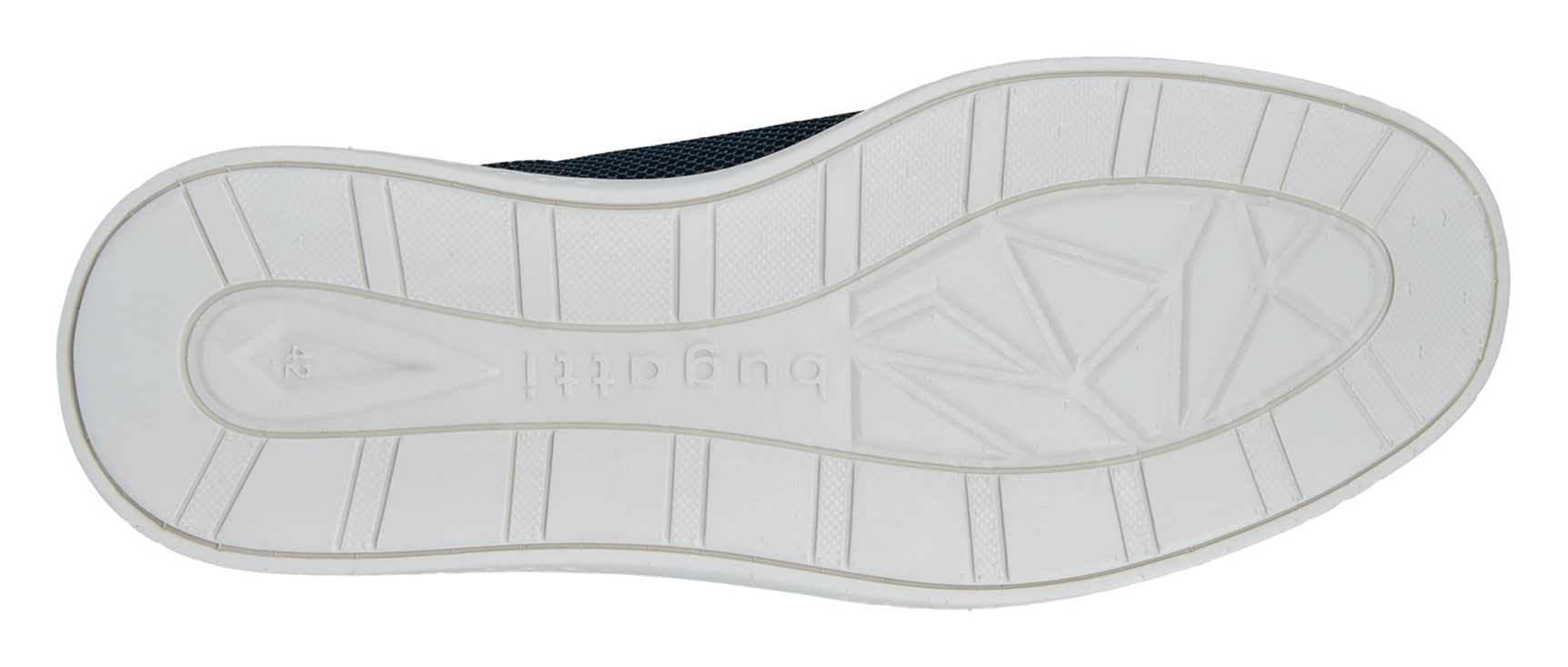 bugatti Schnürschuh, Schnürschuh, Freizeitschuh, Halbschuh mit zusätzlichem Reißverschluss