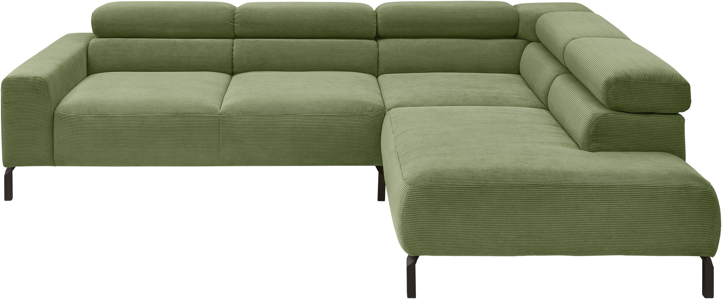 PLACES OF STYLE Ecksofa "Antonelli, L-Form, inkl. Kopfteilverstellung, Brei günstig online kaufen