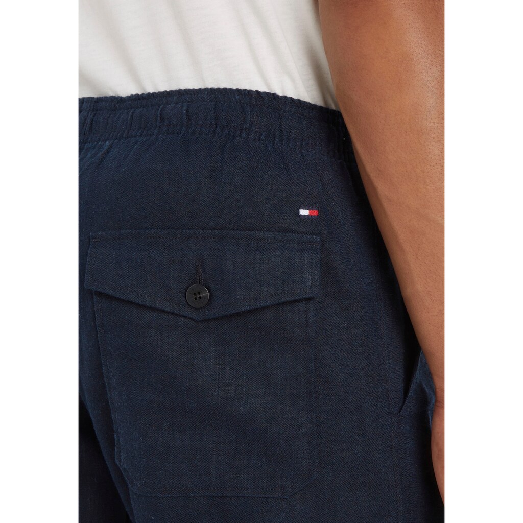 Tommy Hilfiger Stoffhose »HARLEM PO TECH LINEN SOLID«