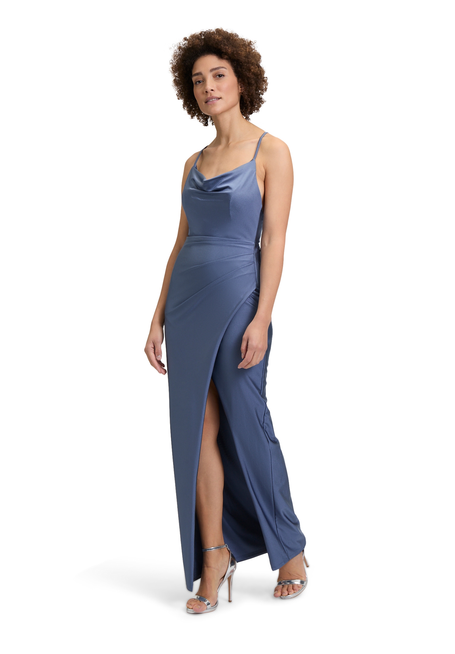 Vera Mont Abendkleid "Damen Abendkleid figurbetont" Ohne Tasche Schlitz günstig online kaufen