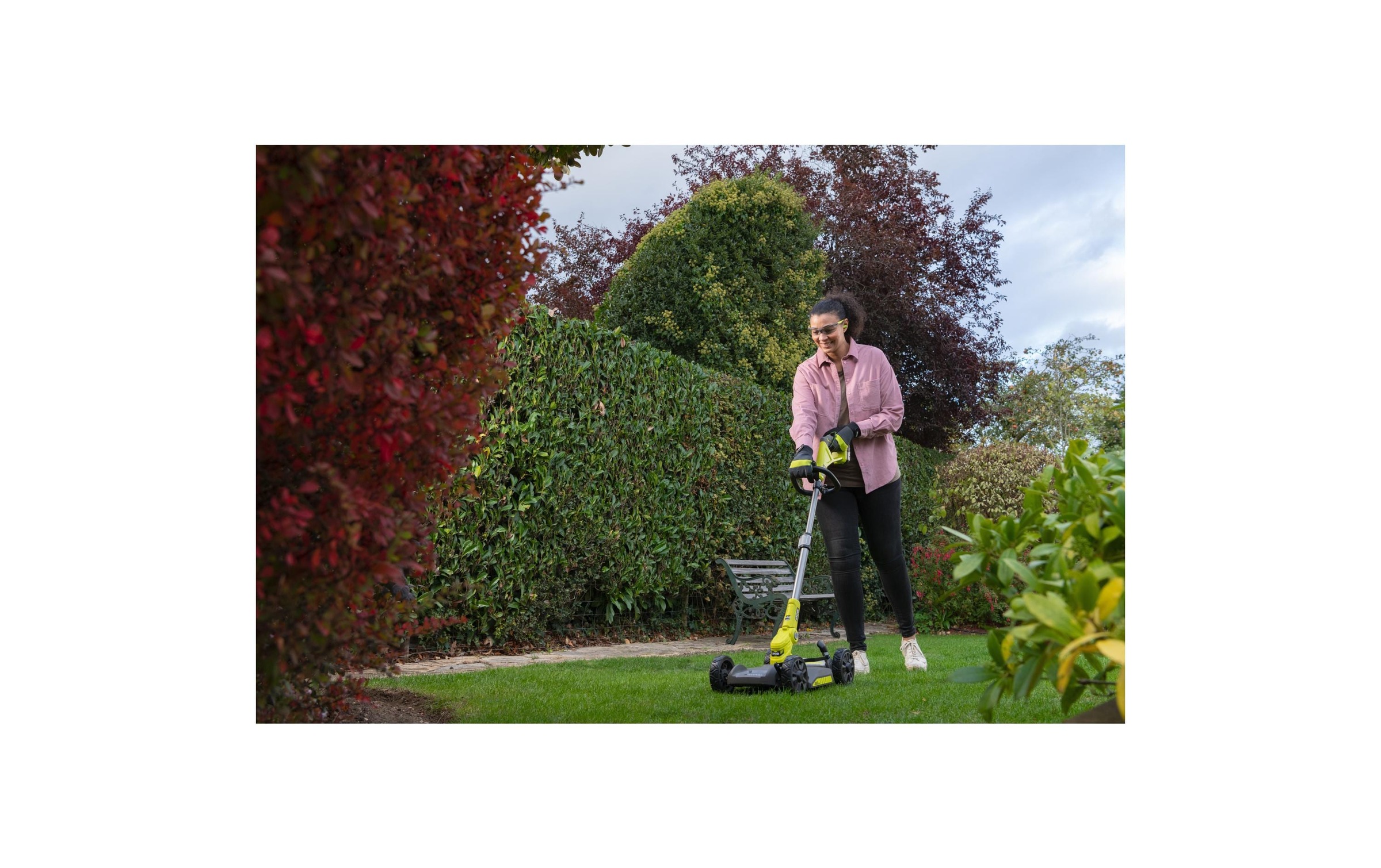 RYOBI Akkurasenmäher »RYOBI RY18LMC30A-0«
