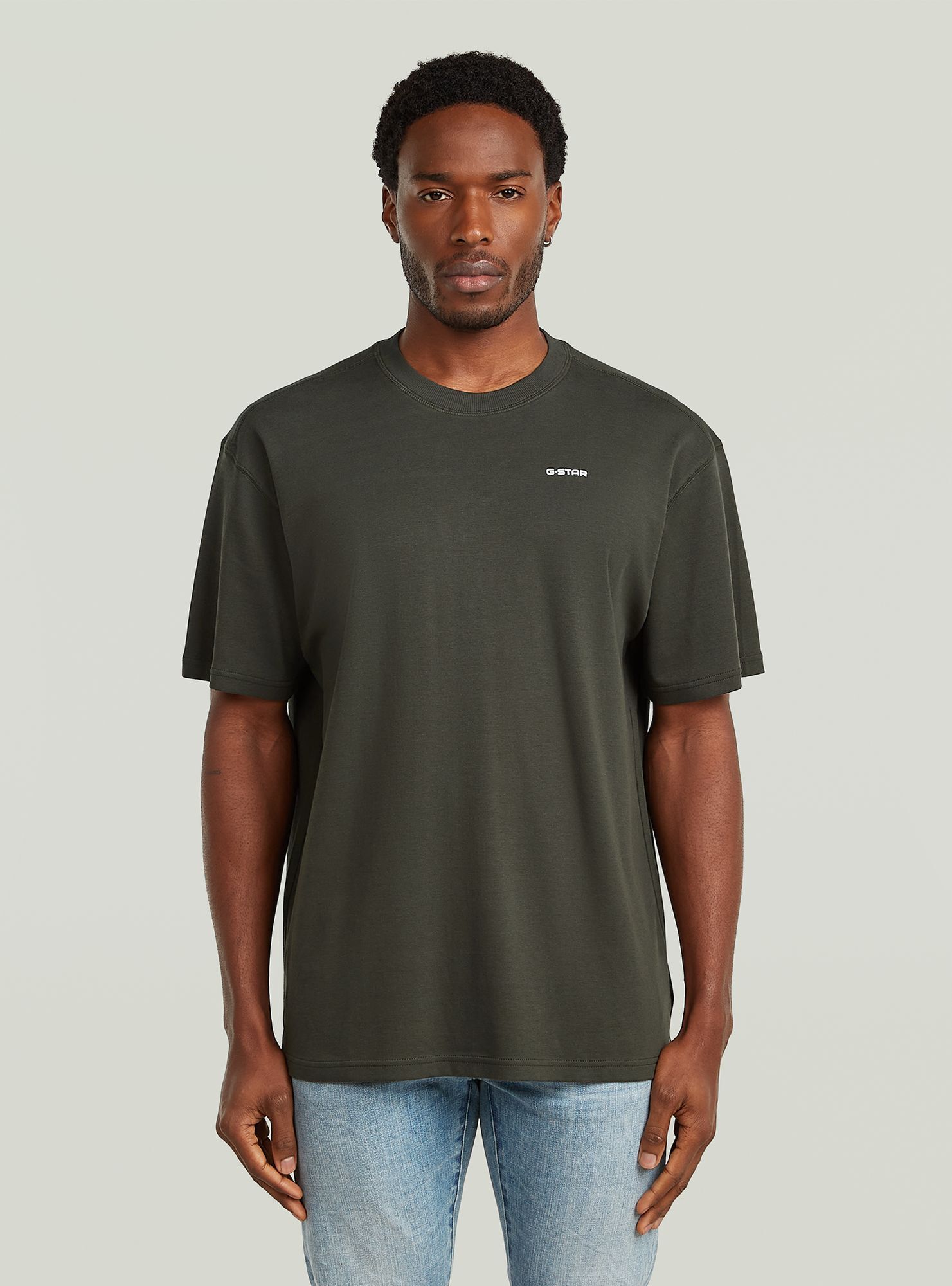 G-STAR T-Shirt "Rib Insert Relaxed T-Shirt"
