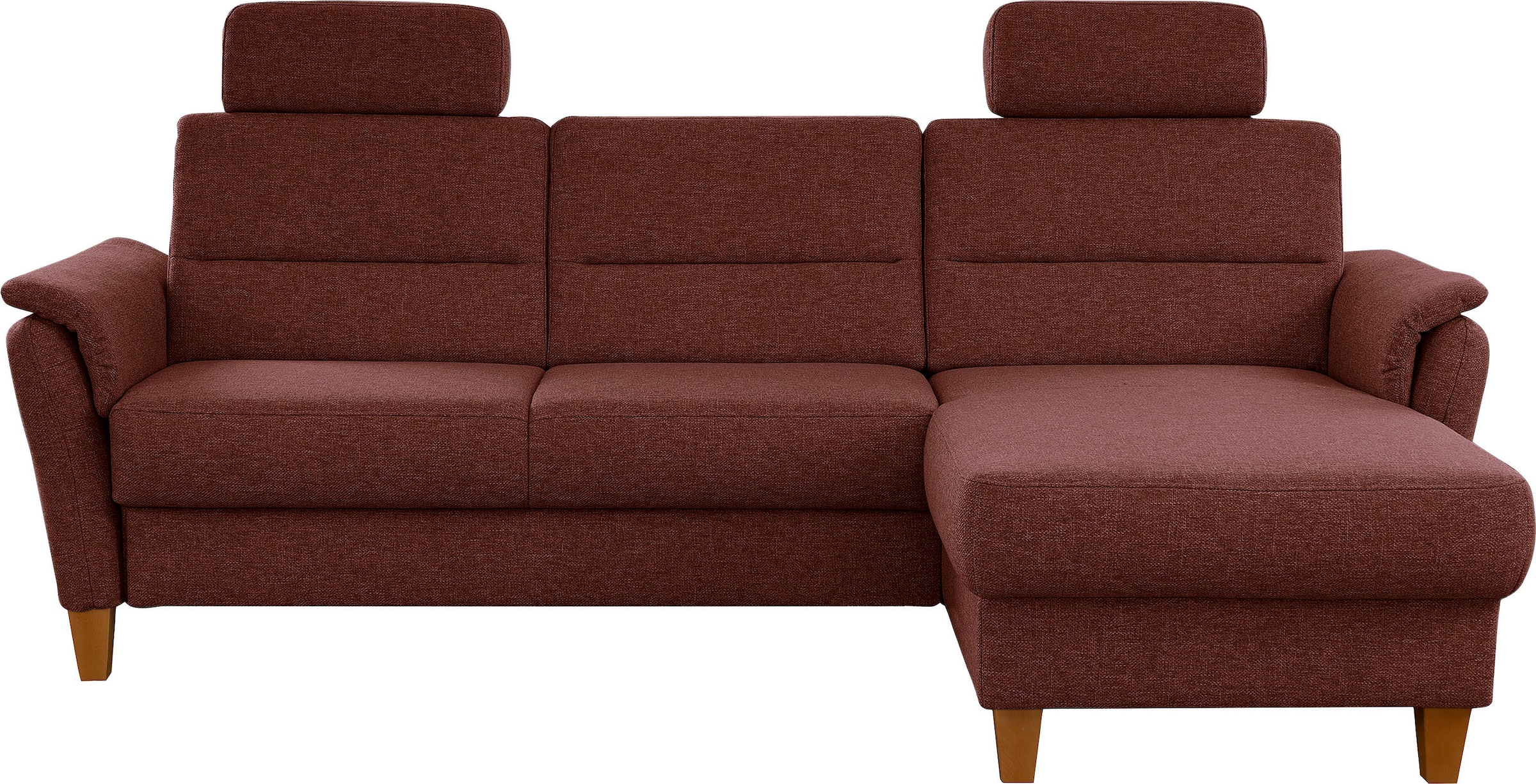 Home affaire Ecksofa "Palmera L-Form, B: 244 cm" optional Bettfunktion & Be günstig online kaufen