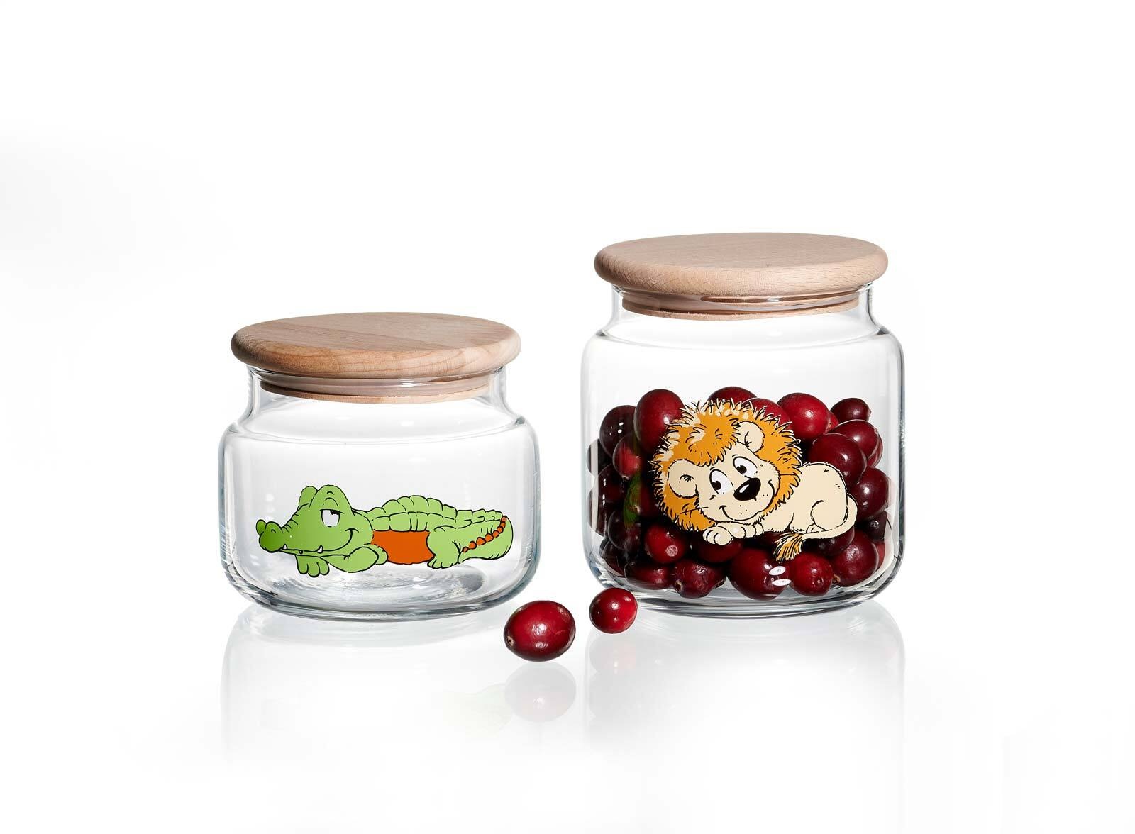 Ritzenhoff & Breker Vorratsdose "Vorratsglas Happy Zoo 8 x 9 cm bunt" 1 Stk günstig online kaufen