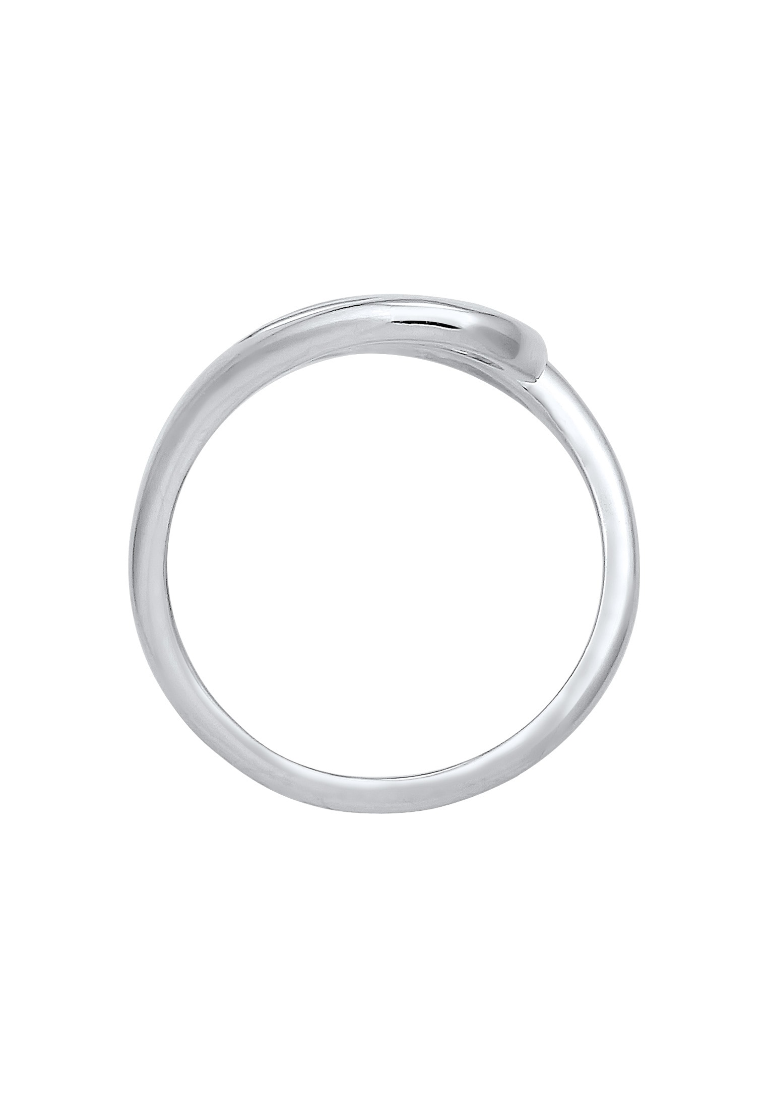 Elli Fingerring »Tropfen Look Offen Verstellbar 925er Silber«