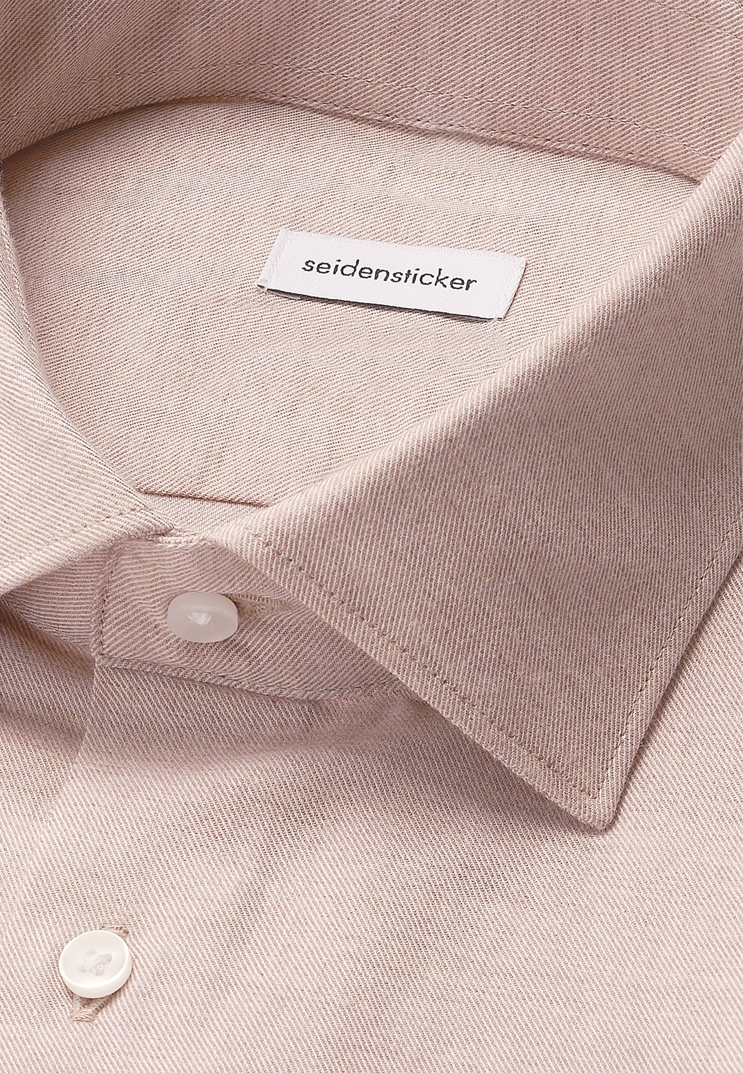 seidensticker Flanellhemd »Schwarze Rose«, Slim 1/1 Kentkragen Flanell
