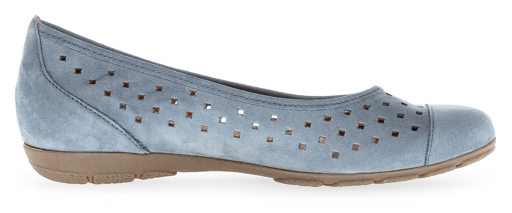 Gabor Ballerina Damen Schuhe Blau Gr. 37 3