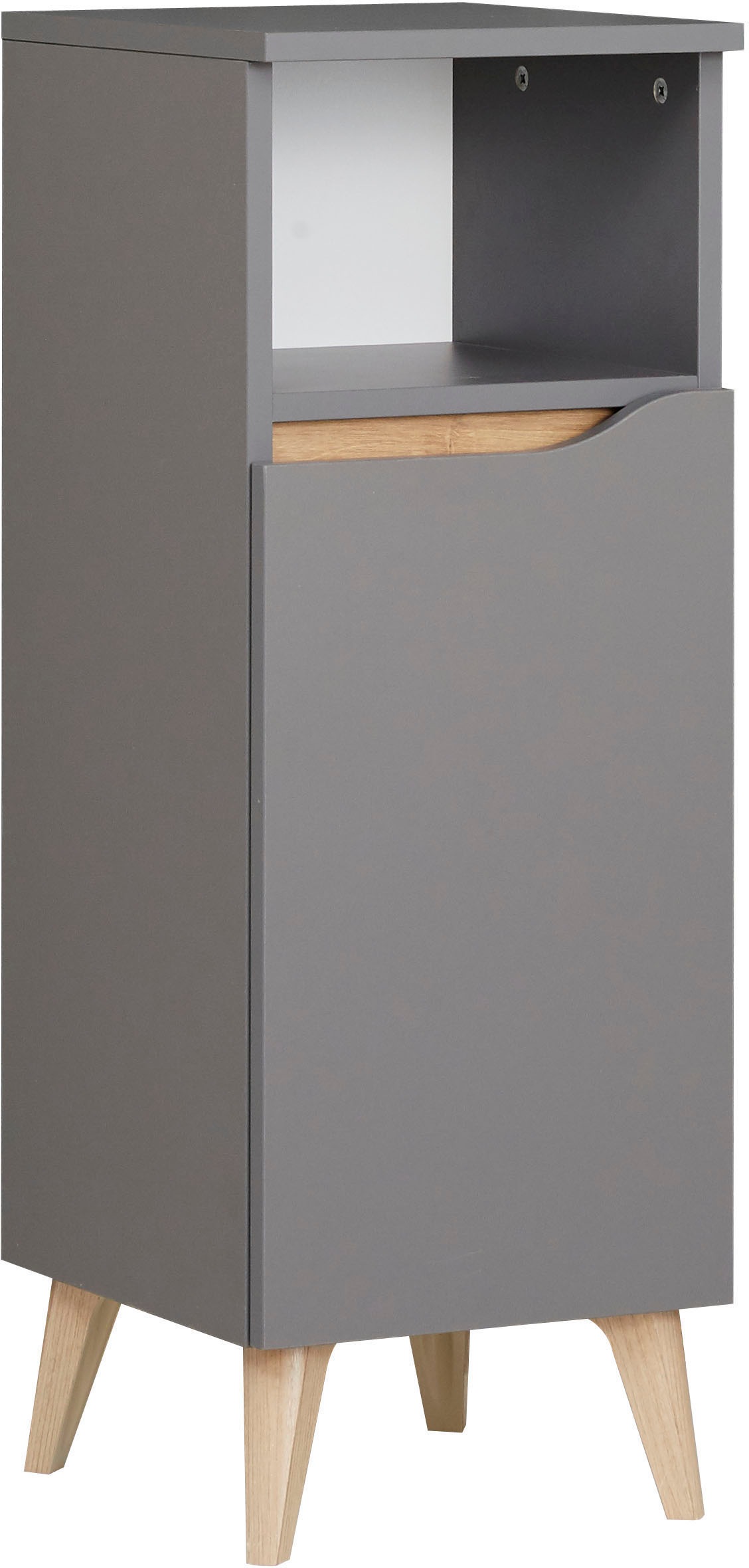 Saphir Badmöbel-Set »Quickset 5-teilig, Waschbeckenunterschrank mit LED-Spiegelschrank«, (6 St.), Midischrank, Unterschrank, Hängeschrank, inkl. Türdämpfer, 9 Türen