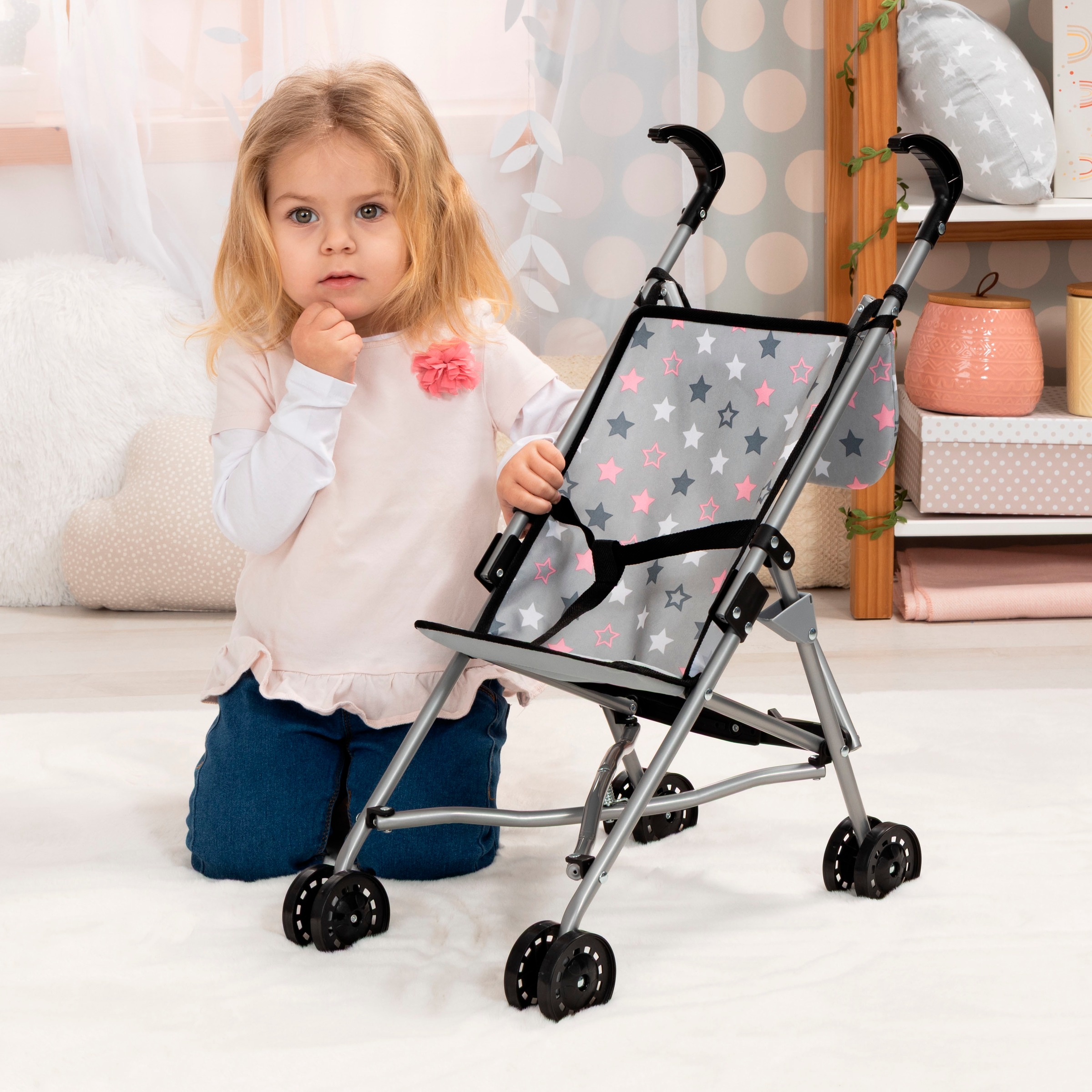 Bayer Puppenbuggy, mit Tasche