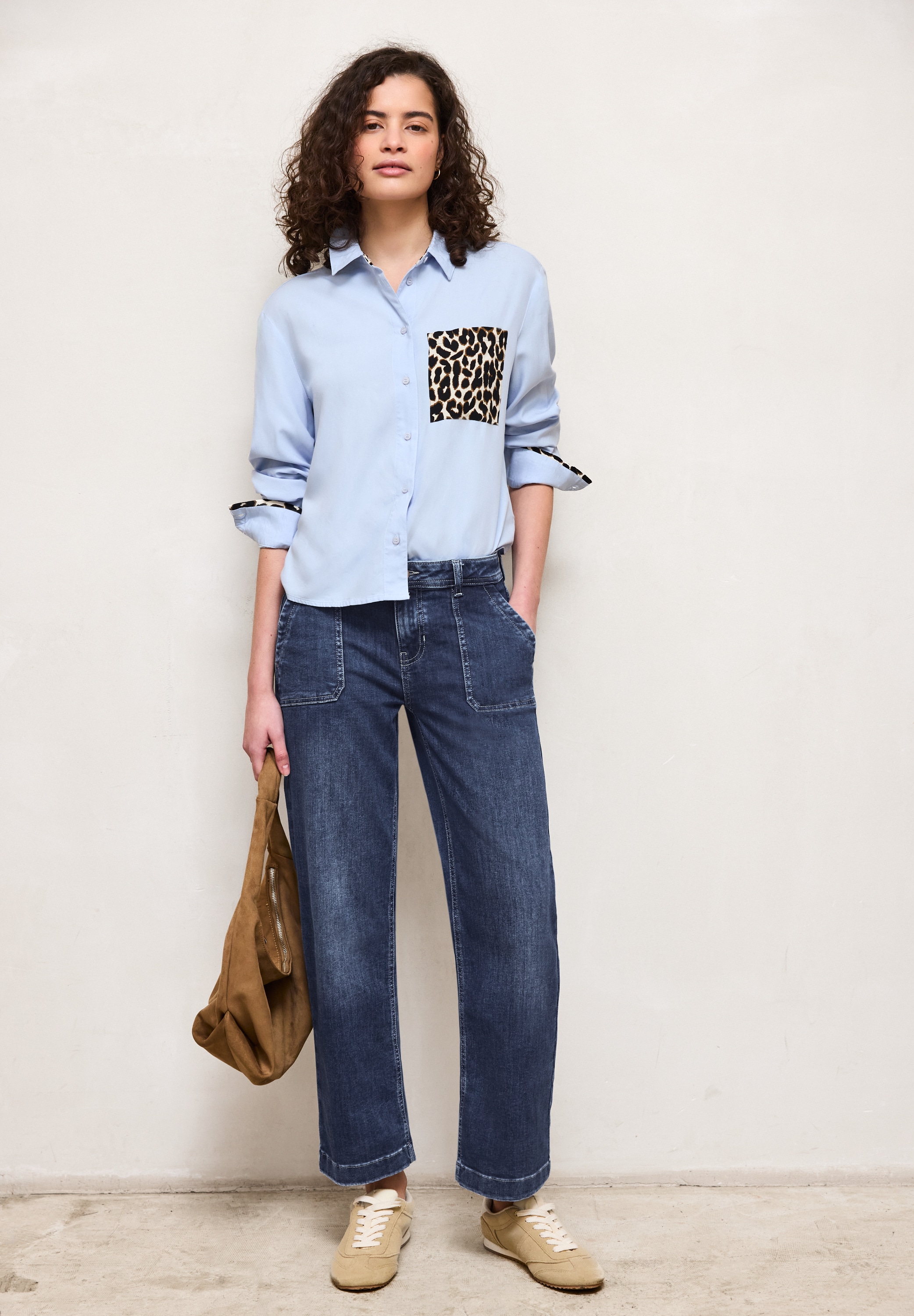 STREET ONE STUDIO Comfort-fit-Jeans Middle Waist