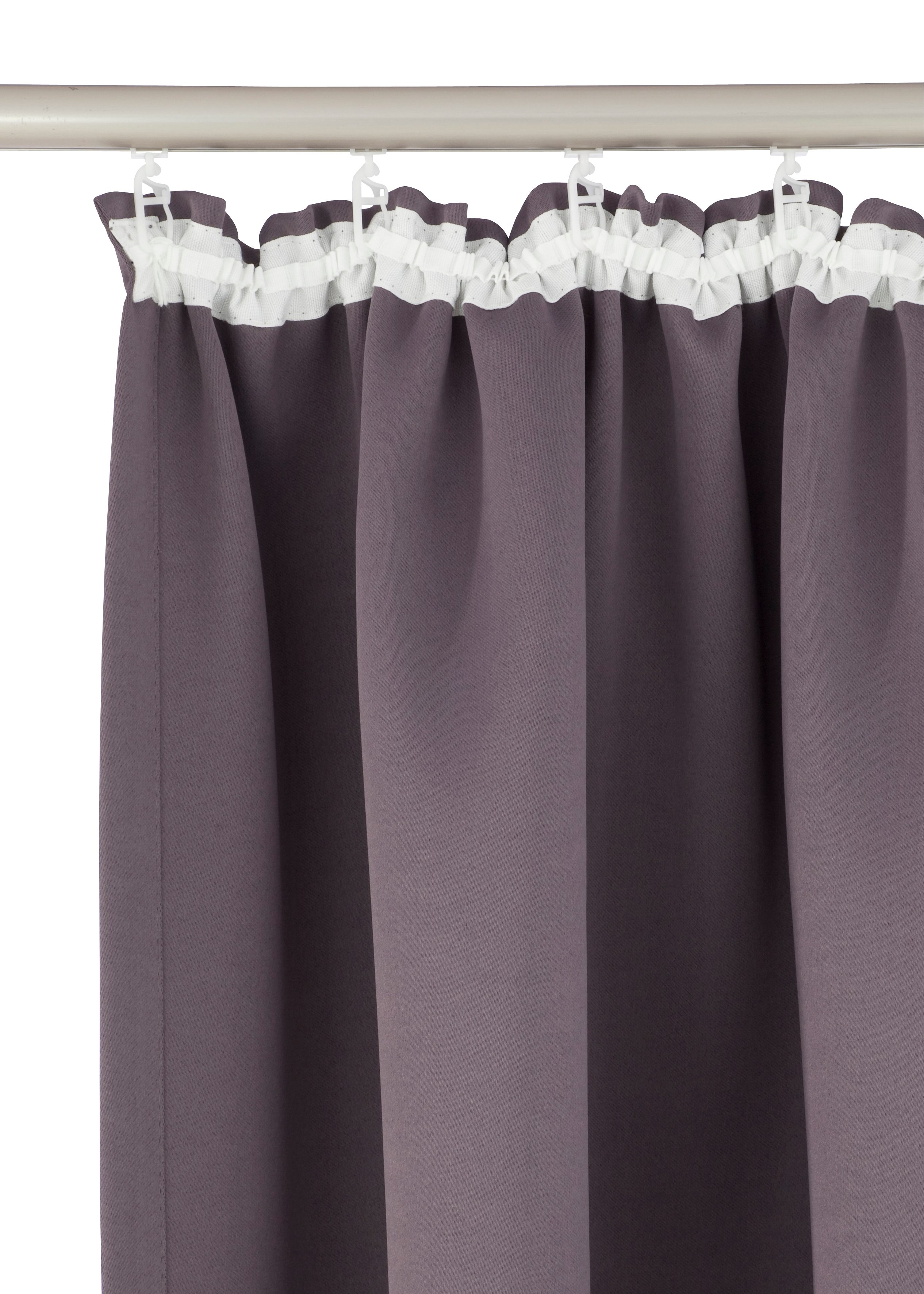 Thumbnail - my home Verdunkelungsvorhang "Solana, Gardinen mit Kräuselband, Vorhänge, Wohnzimmer, modern," Kräuselband 2 Stk. tlg. 2...