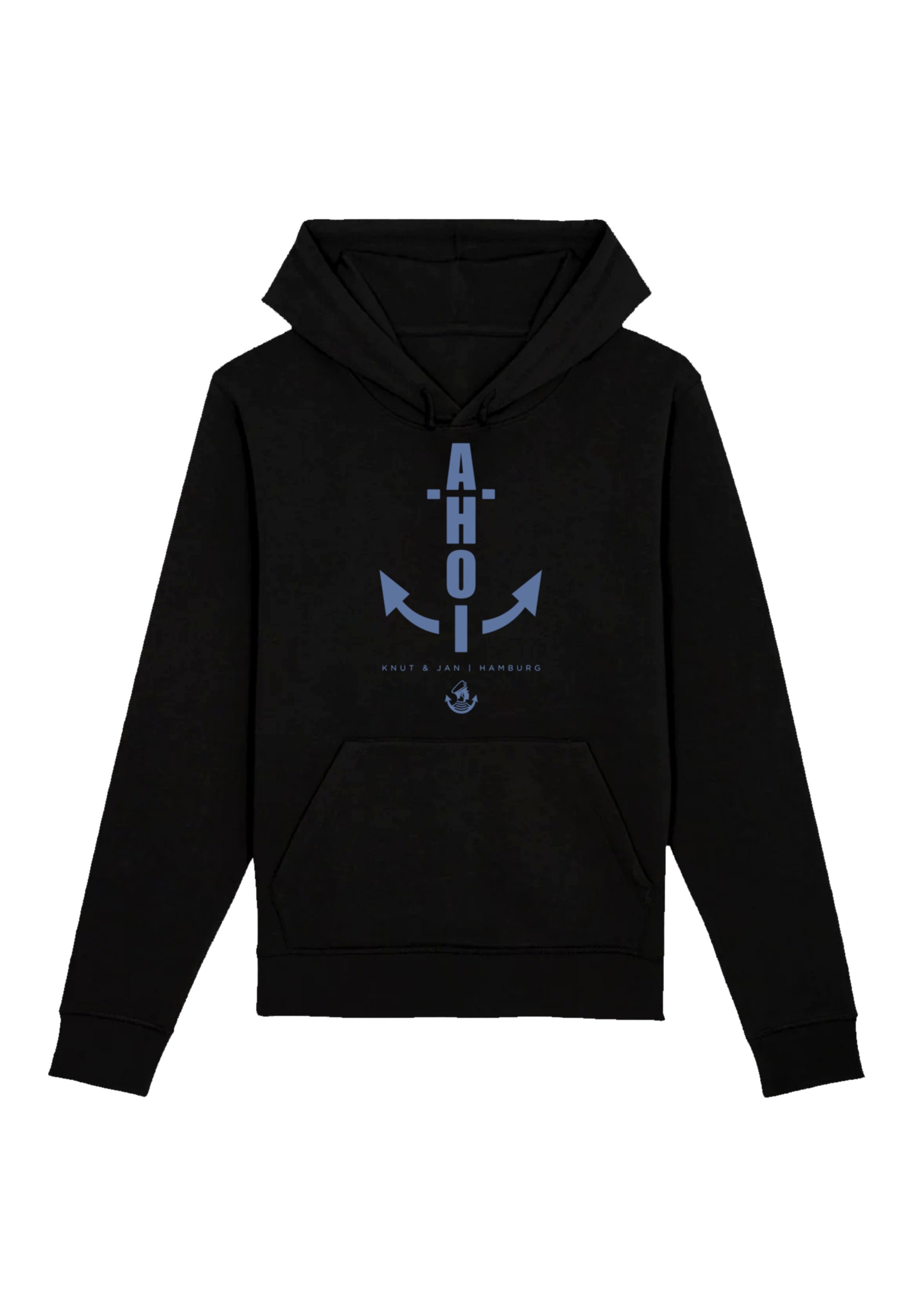 F4NT4STIC Kapuzenpullover "Ahoi Anker Blau Knut & Jan Hamburg", Premium Qua günstig online kaufen