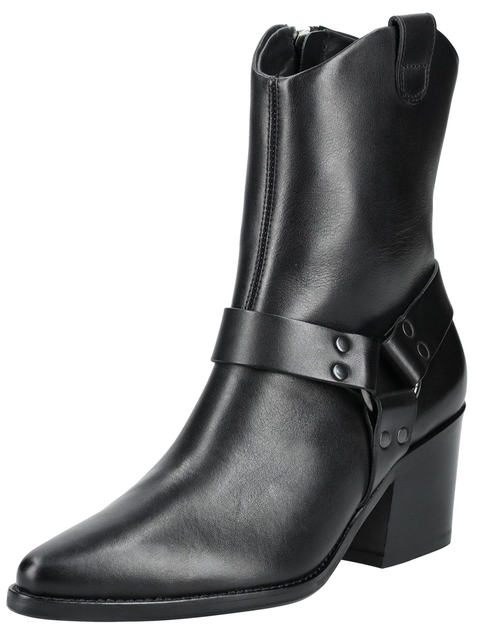 Paul Green Bikerboots "Paul Green Stiefelette Glattleder" günstig online kaufen