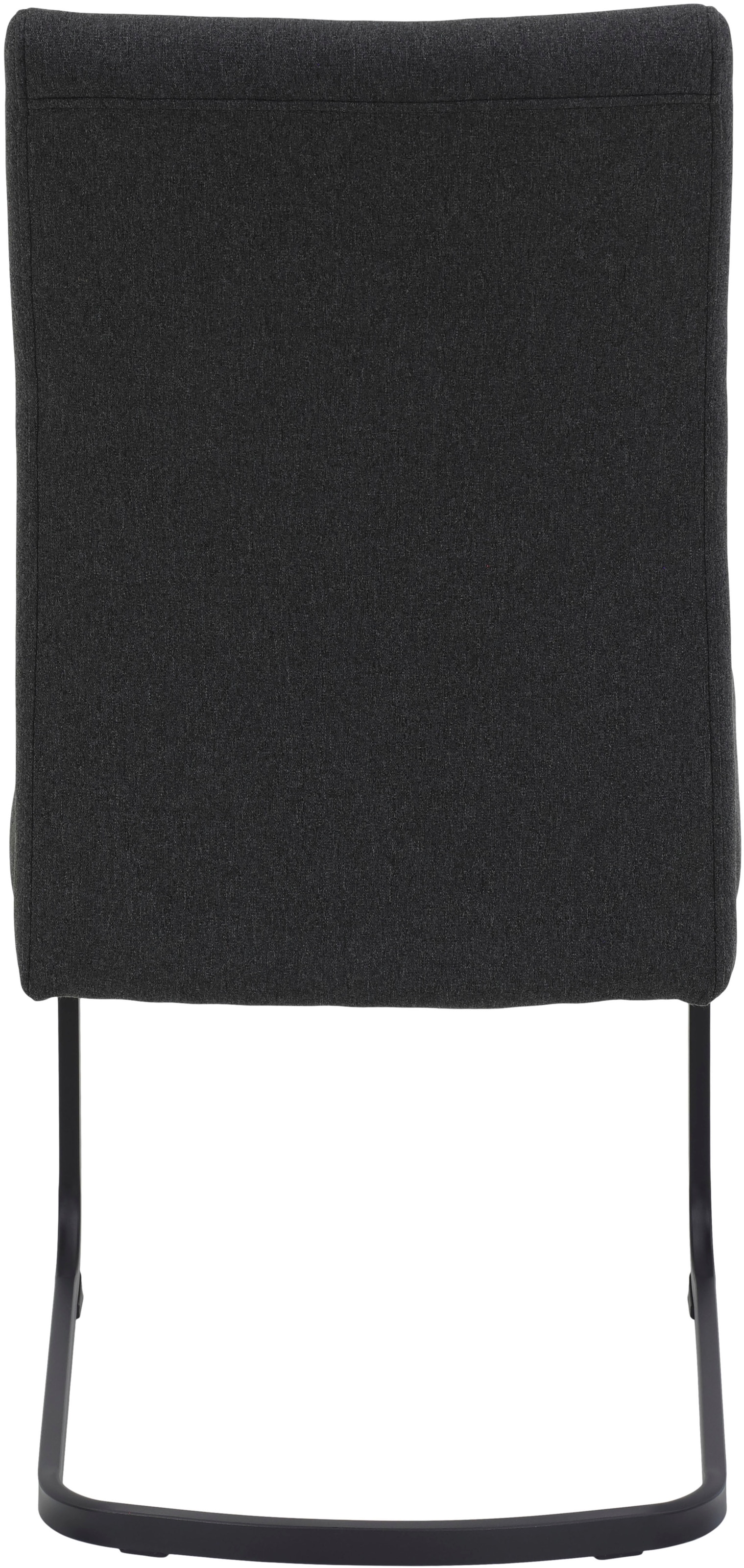 HELA Freischwinger »BRINDISI, Esszimmerstuhl«, (Set), 4 St., Webstoff-Flachgewebe, XL-Sitz,Federkorb,140kg belastbar,Zertifizierter "Waterfree" Stoff