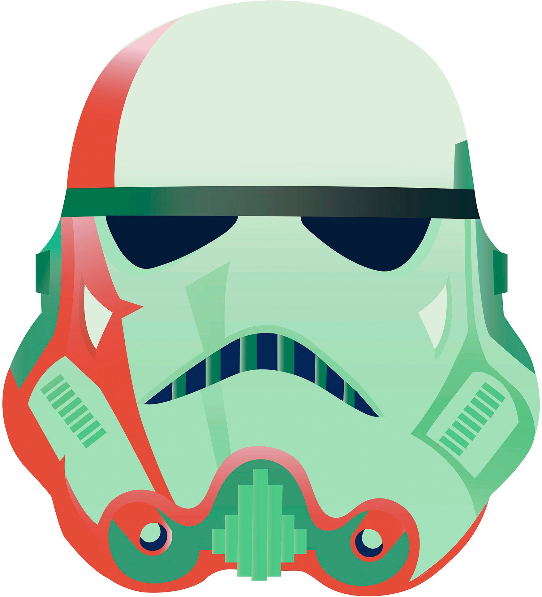 Komar Wandtattoo "Star Wars One of us - Größe 125 x 125 cm" rund und selbst günstig online kaufen