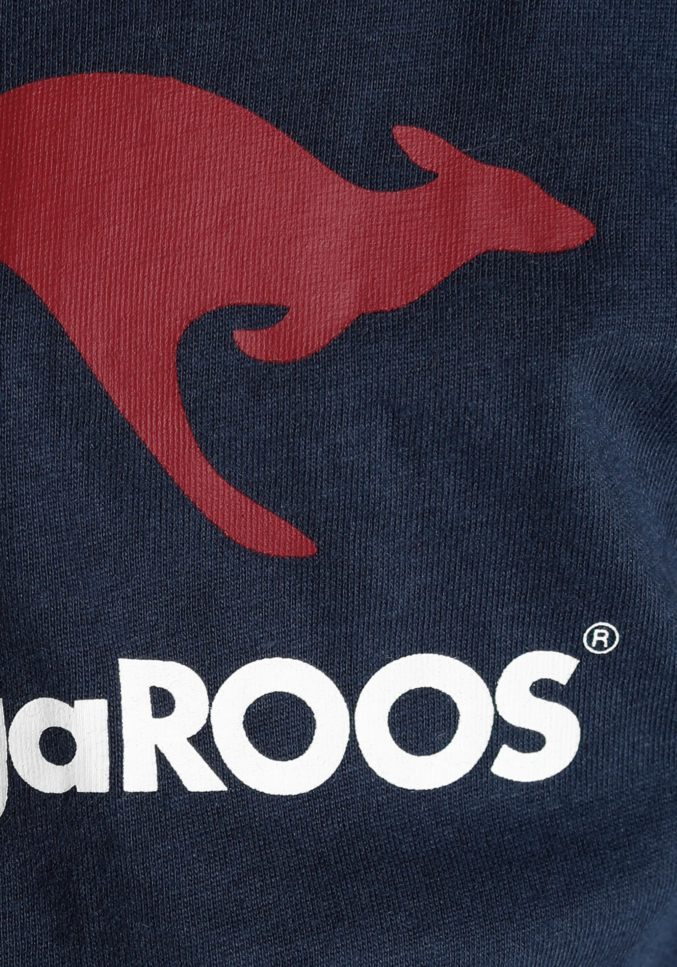 KangaROOS Langarmshirt »für kleine Jungen«, Langarm, Basic-Passform, bedruckt, Rundhalsausschnitt