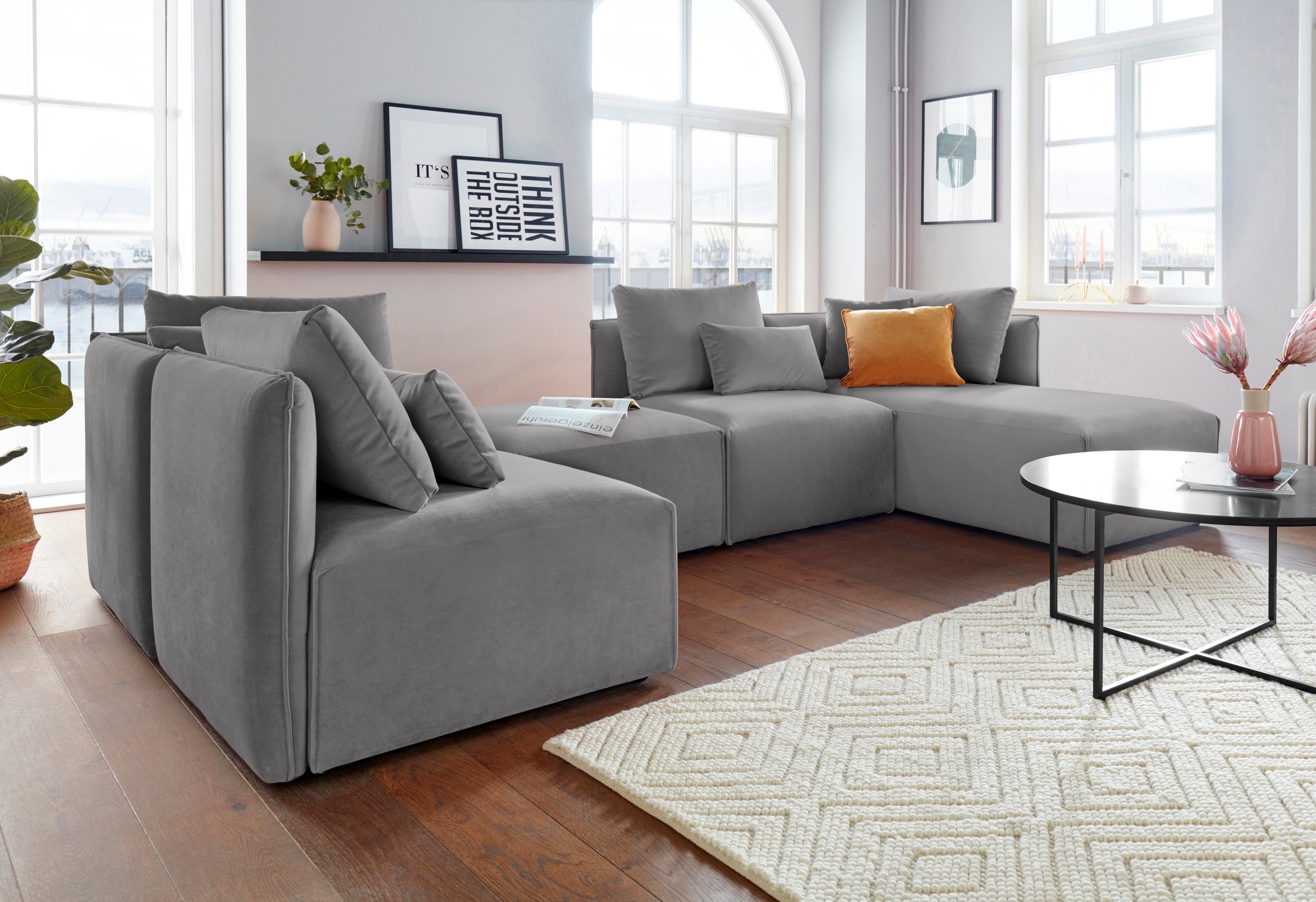 OTTO home Ecksofa "Nöre L-Form" 3 Teile, in vielen Bezugsqualitäten und Far günstig online kaufen
