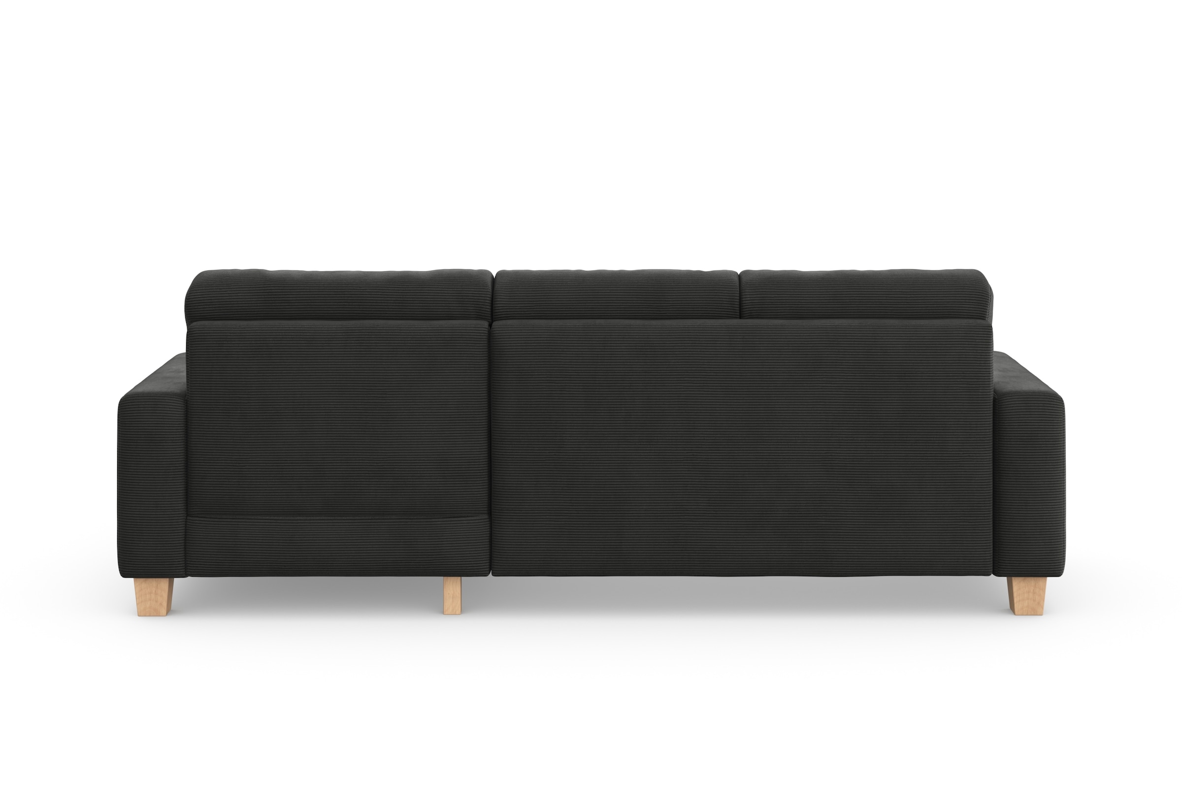 Home affaire Ecksofa »Summer L-Form«, mit Recamiere, mit oder ohne Bettfunktion und Bettkasten, Cord-Bezug