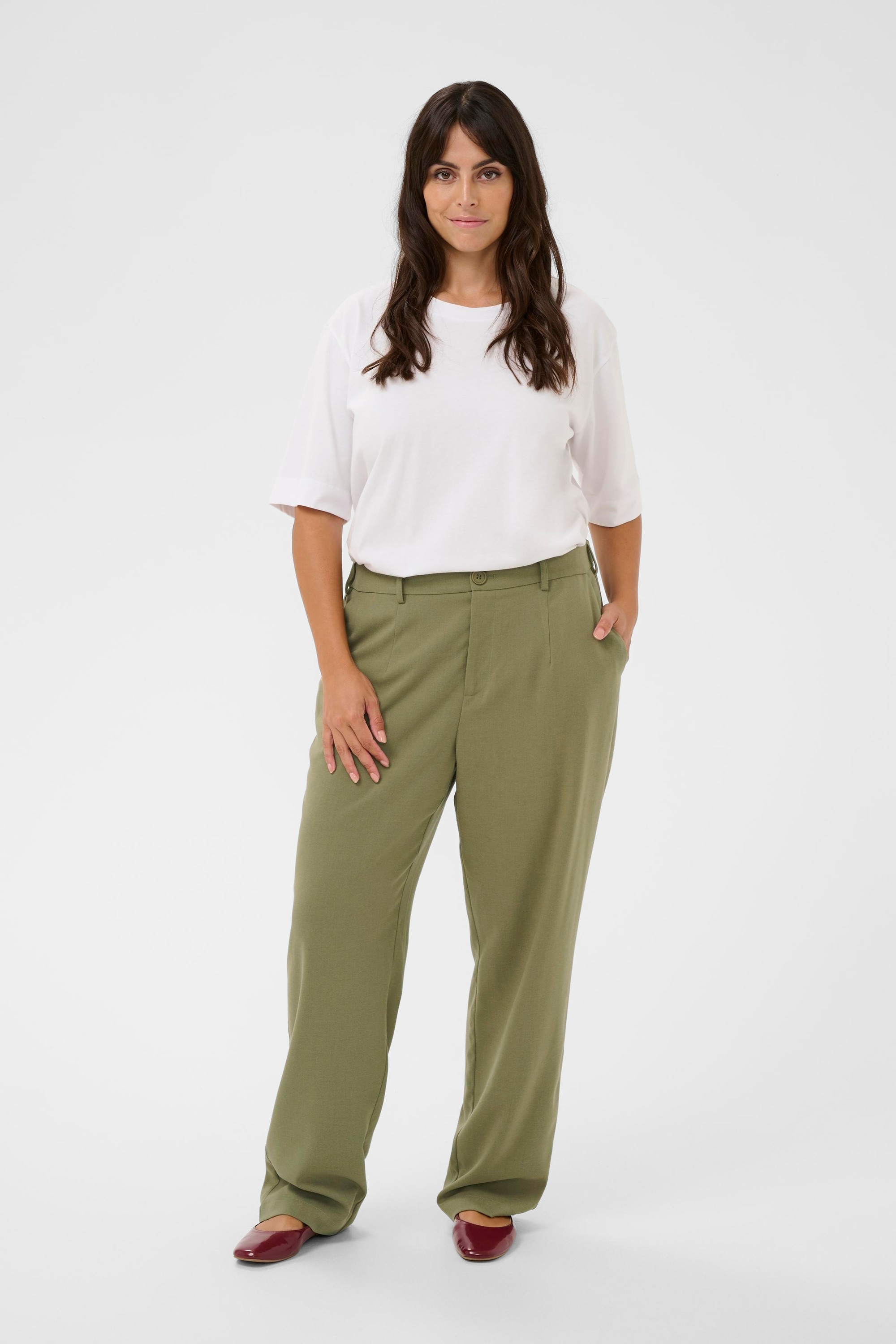 KAFFE Curve Marlene-Hose »Damen Hose KCmerla«