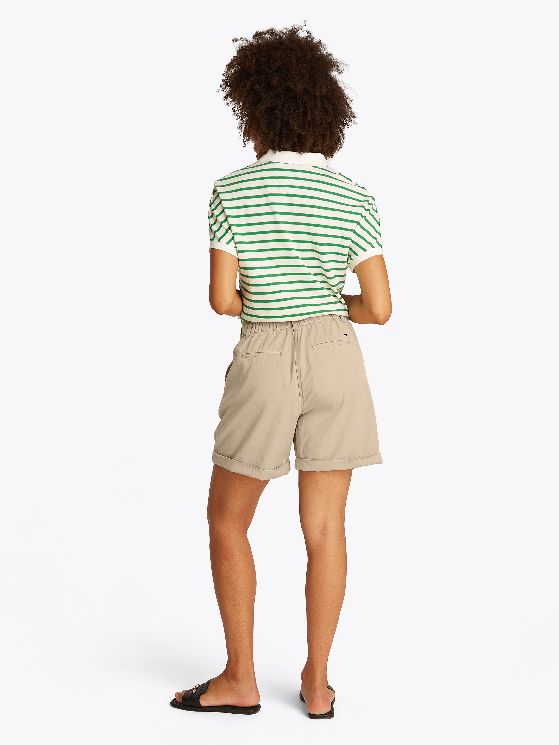 Tommy Hilfiger Shorts »CO TENCEL CHINO SHORT«, mit Umschlagsaum