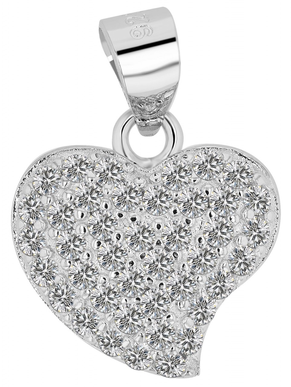 Adelia´s Kettenanhänger »Neuheit 2025 - modischer Herz Anhänger aus 925 Sterling Silber« ()