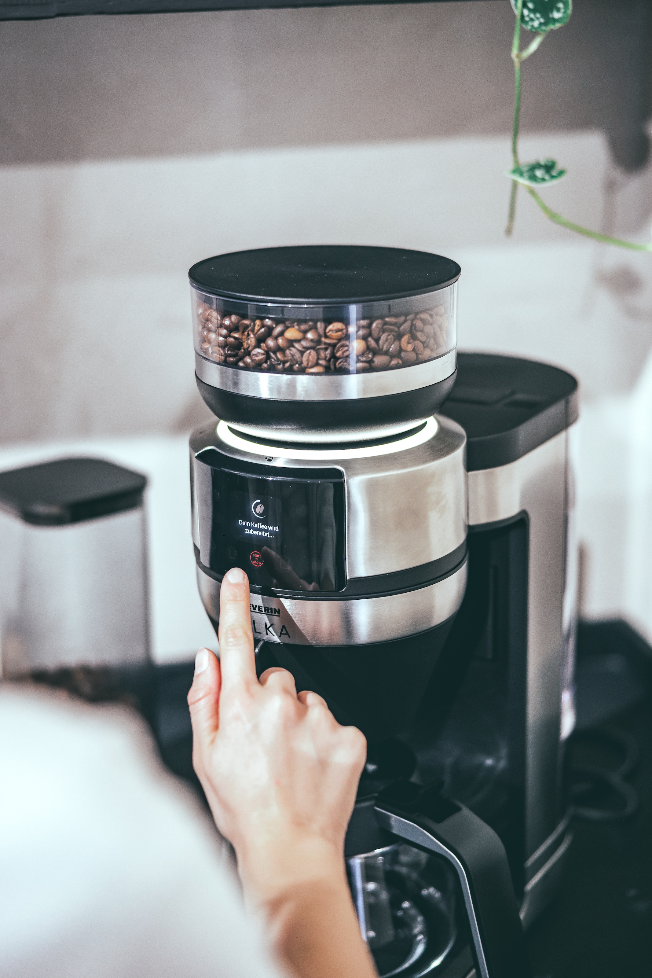 Severin Kaffeemaschine mit Mahlwerk »KA 4853 FILKA«, 1,4 l Kaffeekanne, Papierfilter, 1x4