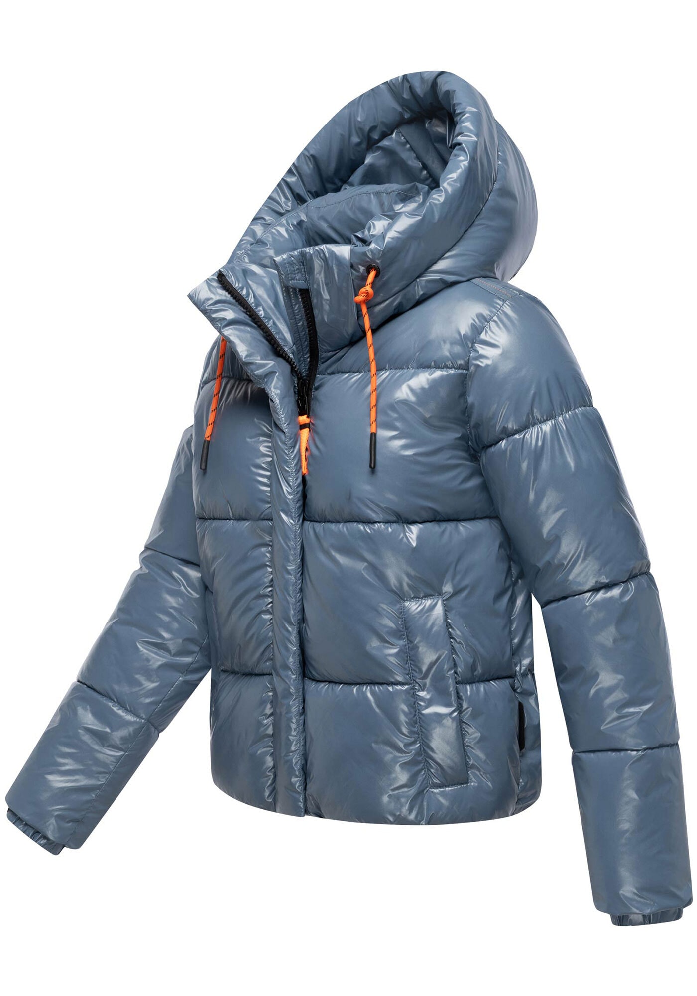 Marikoo Winterjacke »Skyraa«, Leicht glänzendes Obermaterial mit moderner Steppung
